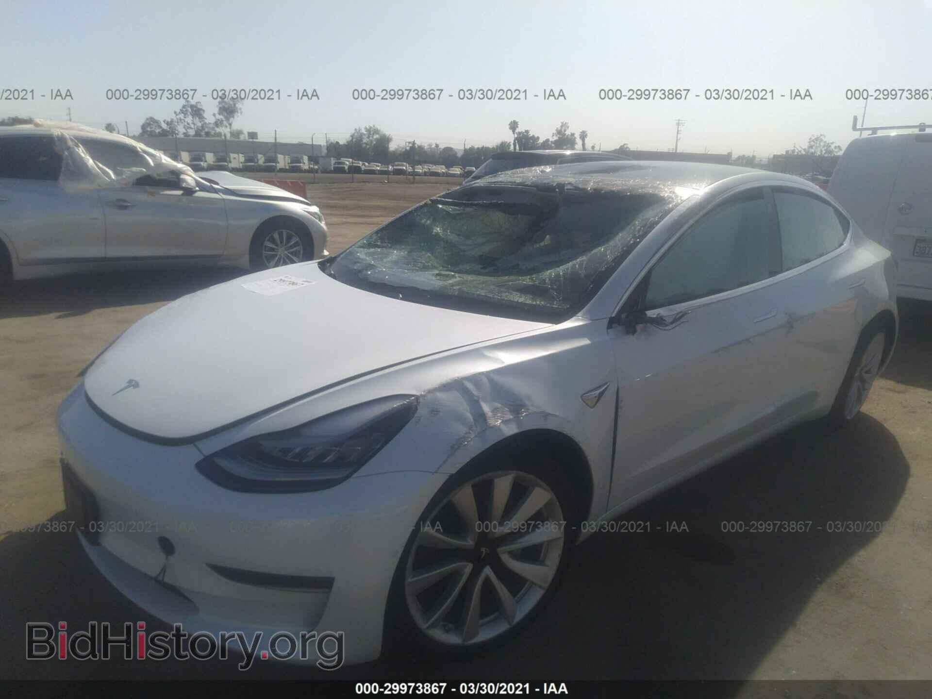 2020 TESLA MODEL 3 - VIN: 5YJ3E1EB6LF808325 - Фото 2