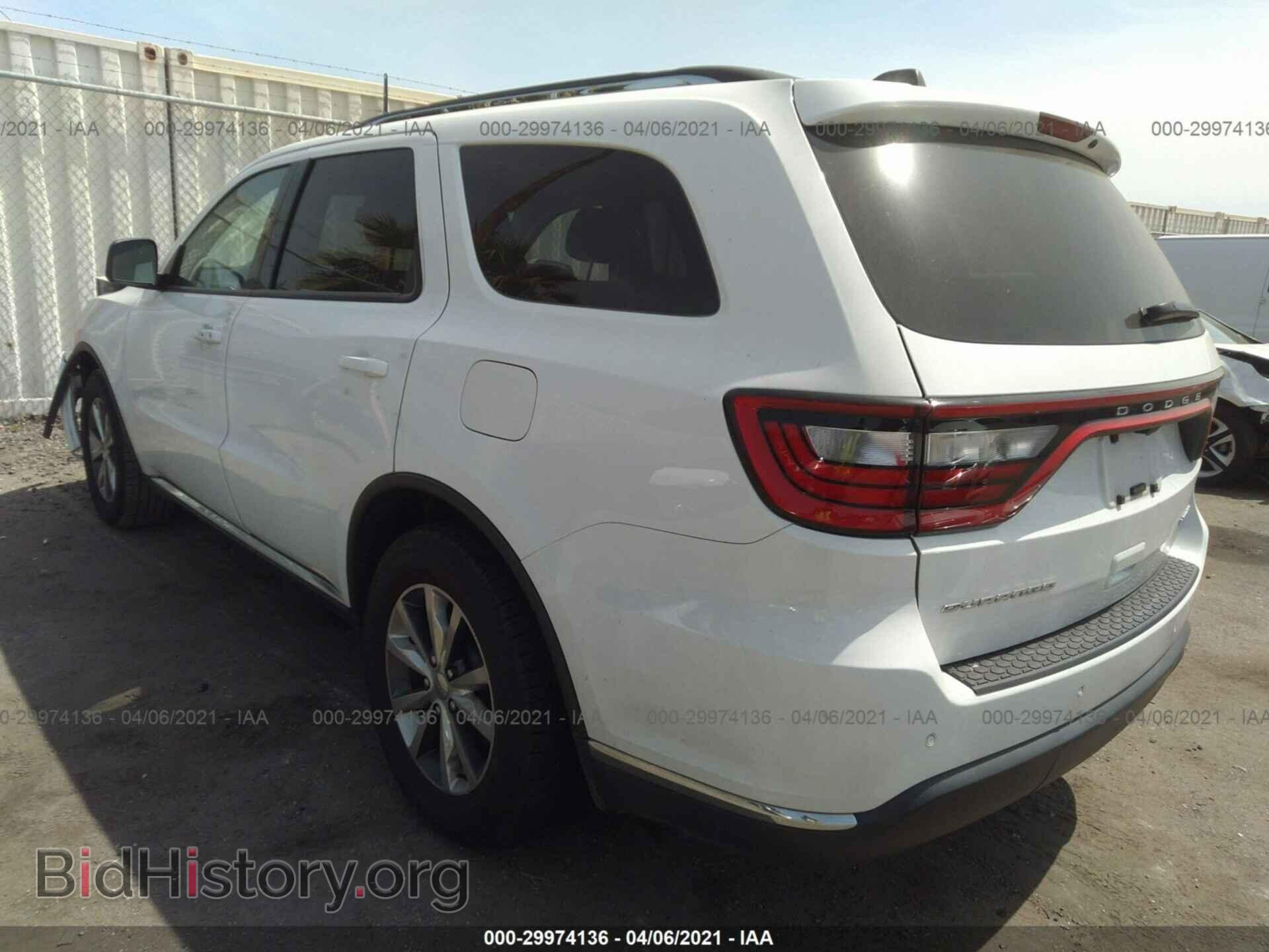2016 DODGE DURANGO - VIN: 1C4RDHDG8GC315025 - Фото 3