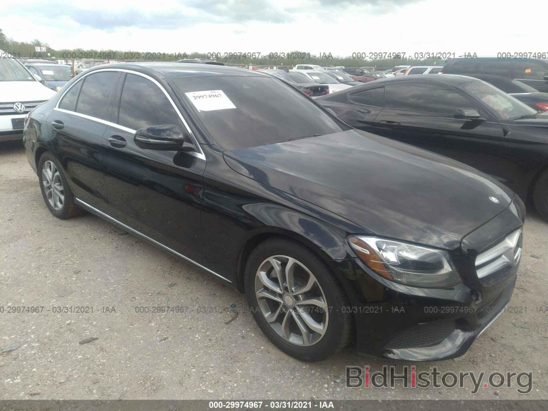 Photo 55SWF4JB6GU132917 - MERCEDES-BENZ C-CLASS 2016