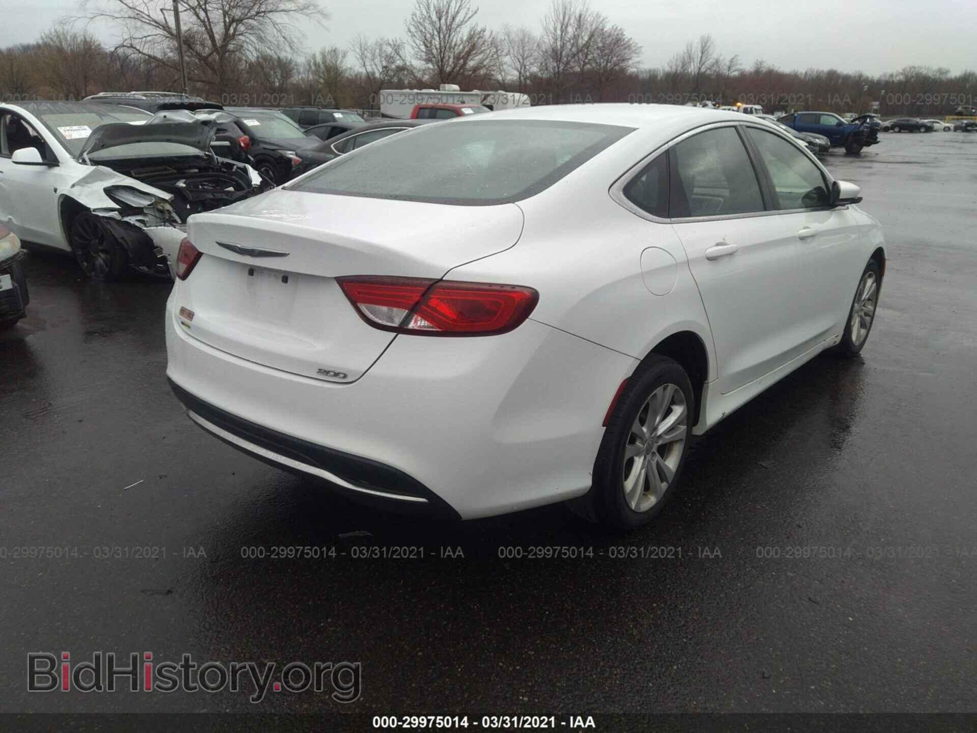 2015 CHRYSLER 200 - VIN: 1C3CCCAB2FN631127 - Фото 4
