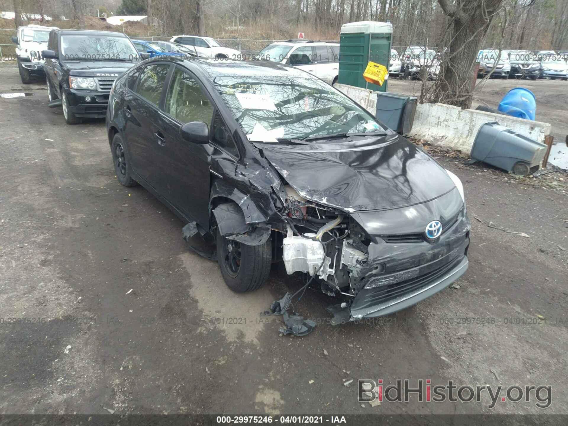 Photo JTDKN3DU0C5536608 - TOYOTA PRIUS 2012