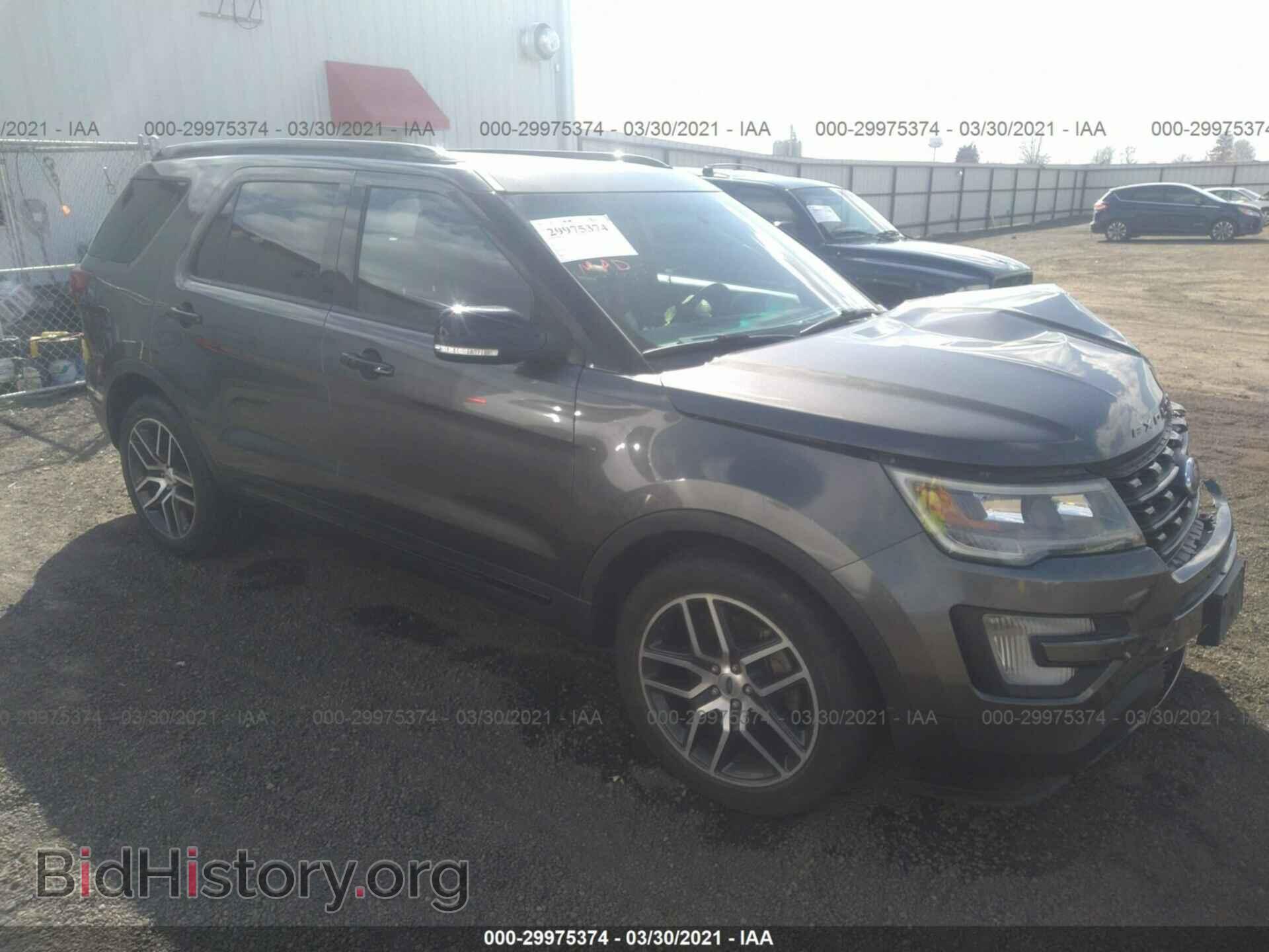 Фотография 1FM5K8GT0GGD03453 - FORD EXPLORER 2016