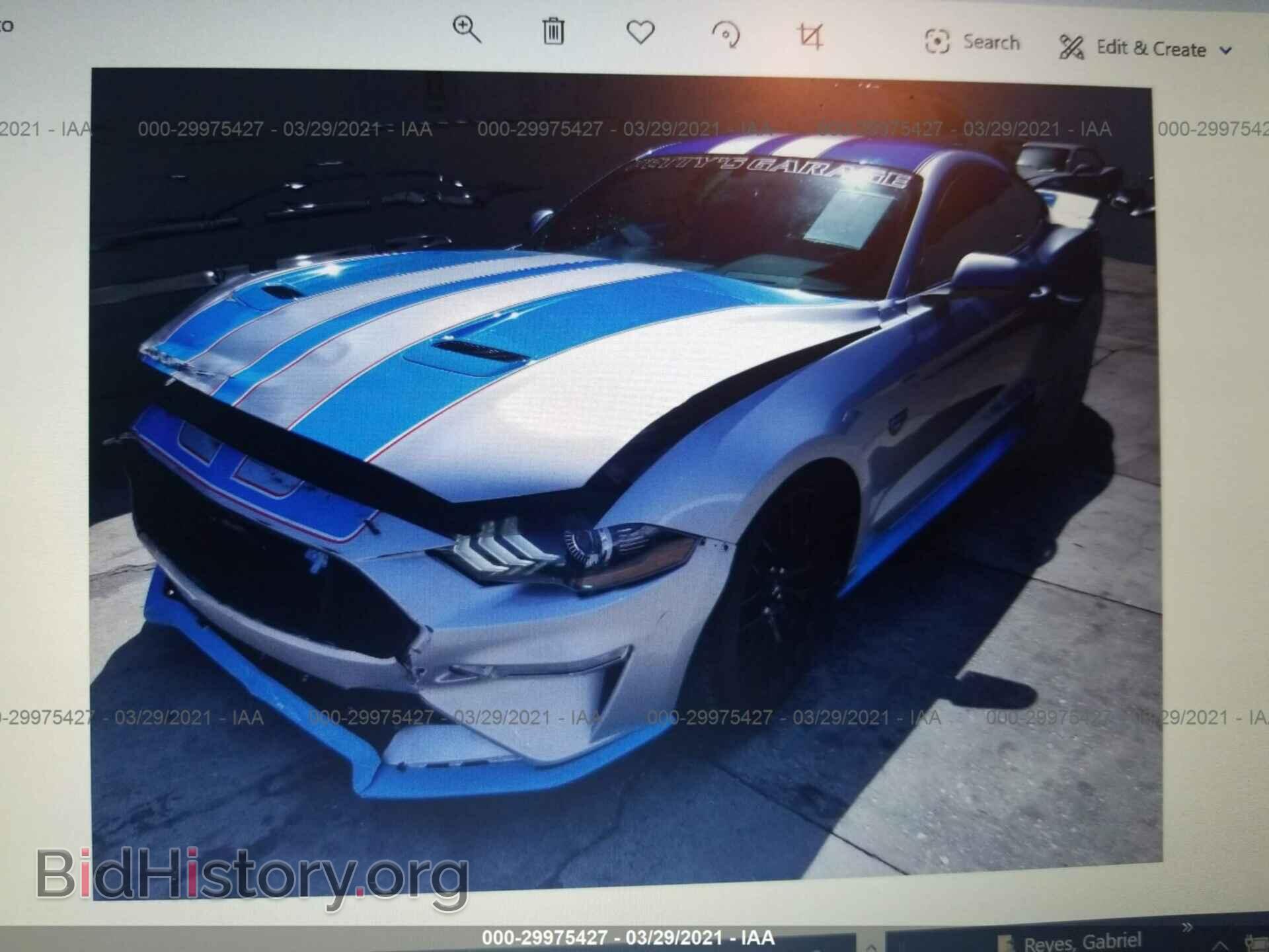 2019 FORD MUSTANG - VIN: 1FA6P8CF7K5123990 - Фото 2