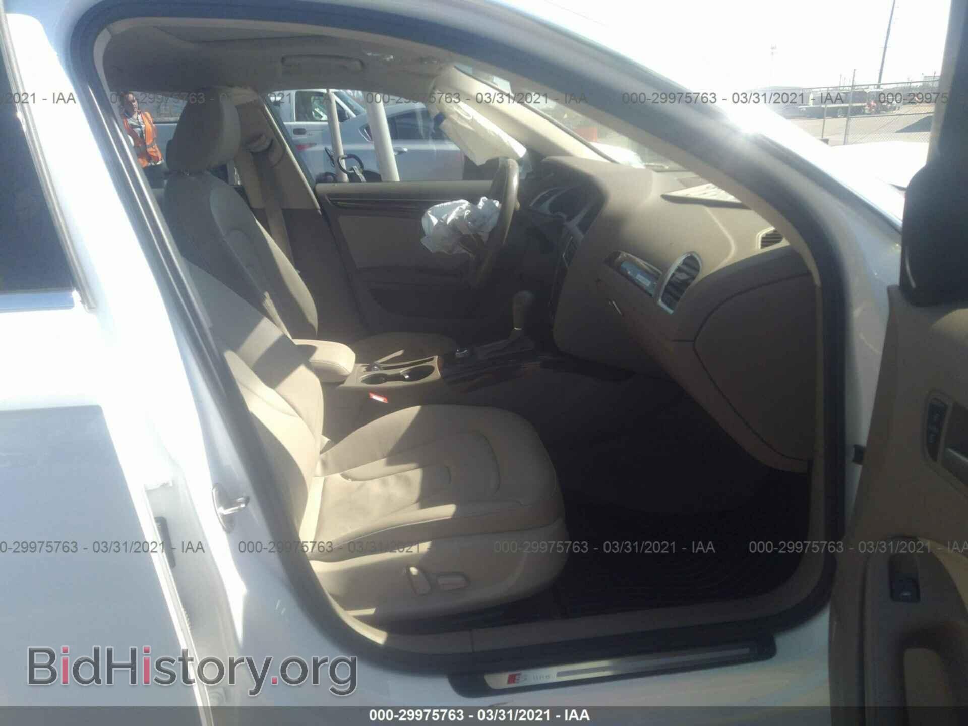 2012 AUDI A4 - VIN: WAUFFAFL9CA120438 - Фото 5