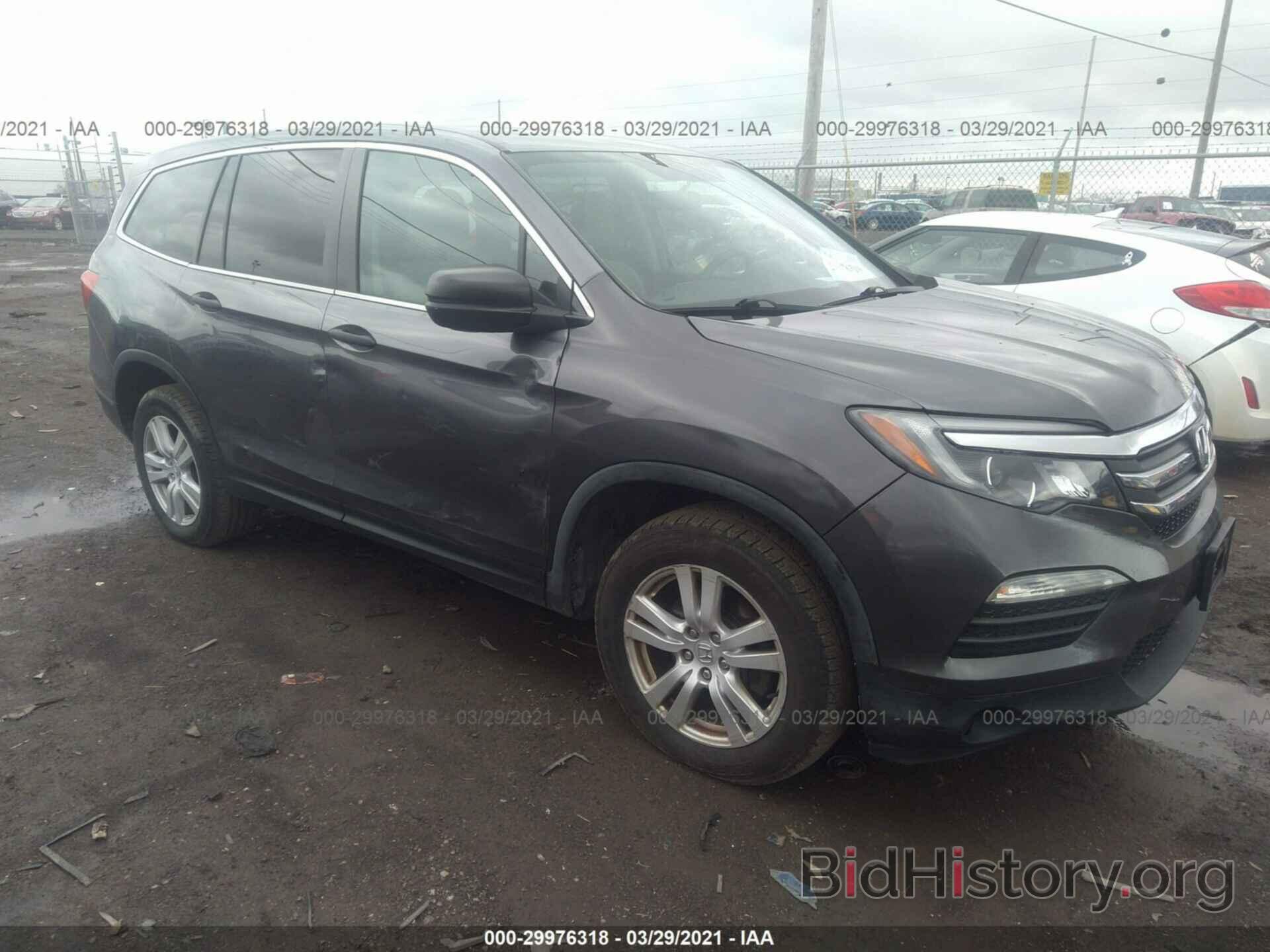 Photo 5FNYF6H11GB032114 - HONDA PILOT 2016