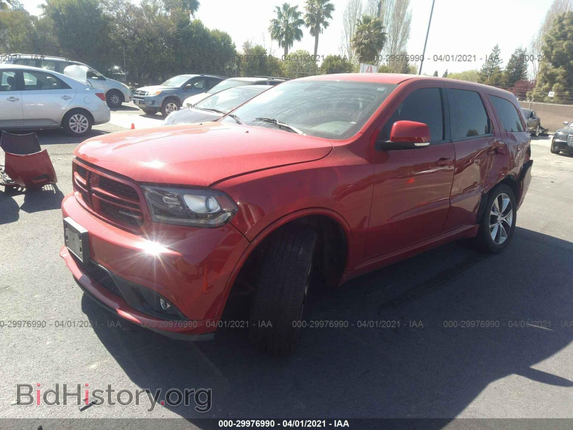 2014 DODGE DURANGO - VIN: 1C4SDHCT9EC405474 - Фото 2