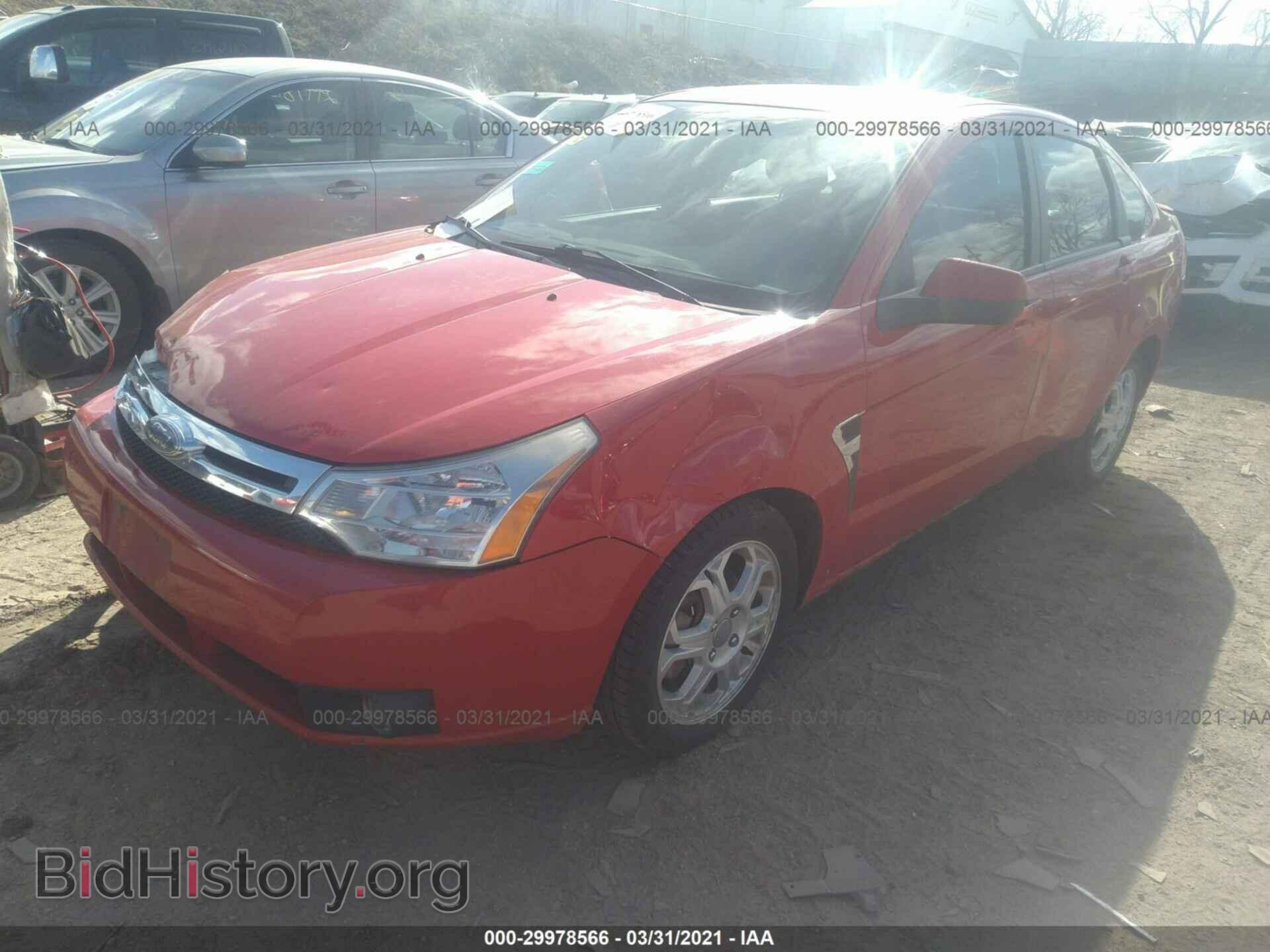 2008 FORD FOCUS - VIN: 1FAHP35N08W170989 - Фото 2