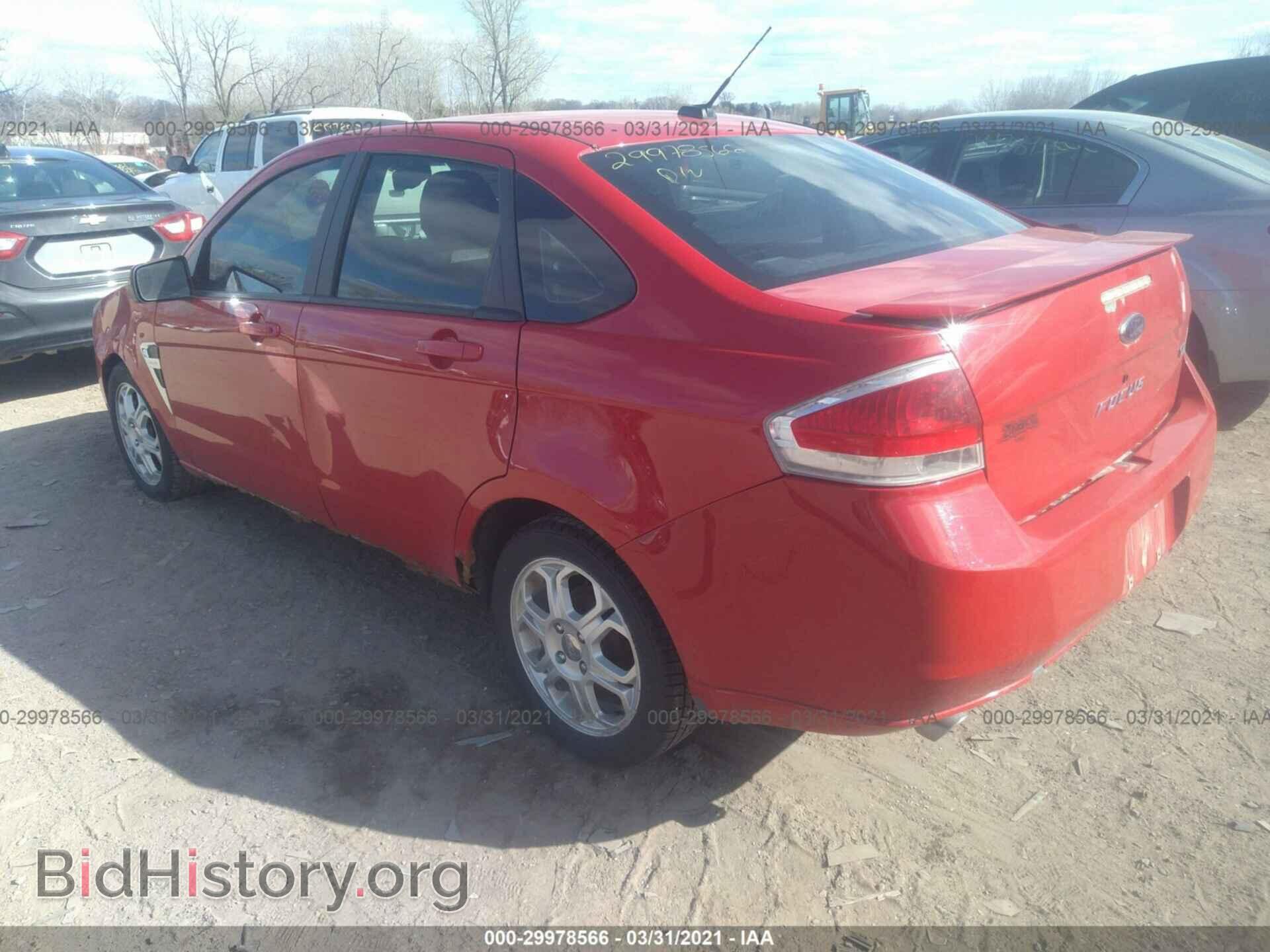2008 FORD FOCUS - VIN: 1FAHP35N08W170989 - Фото 3