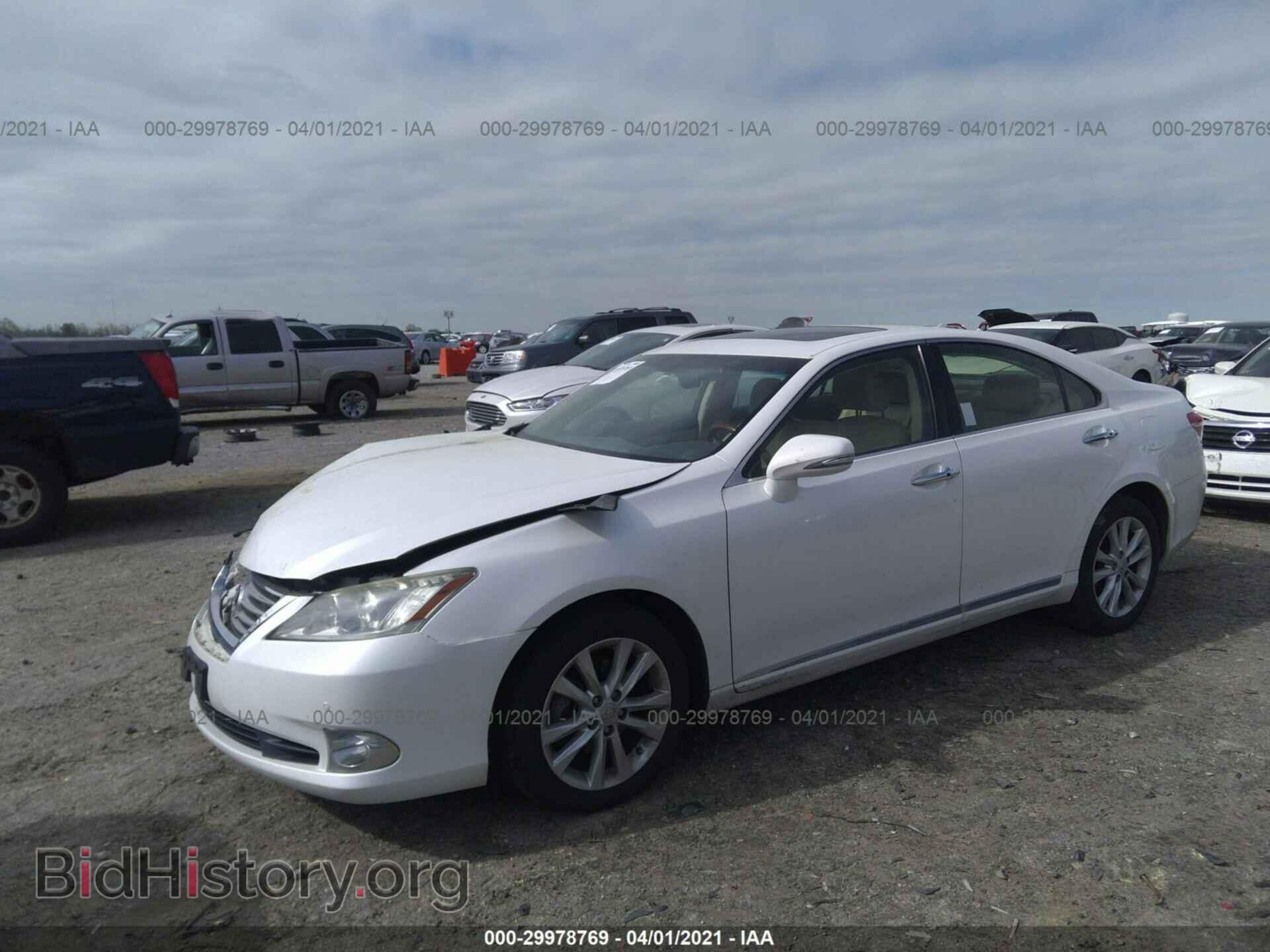 2012 LEXUS ES 350 - VIN: JTHBK1EG2C2505317 - Фото 2