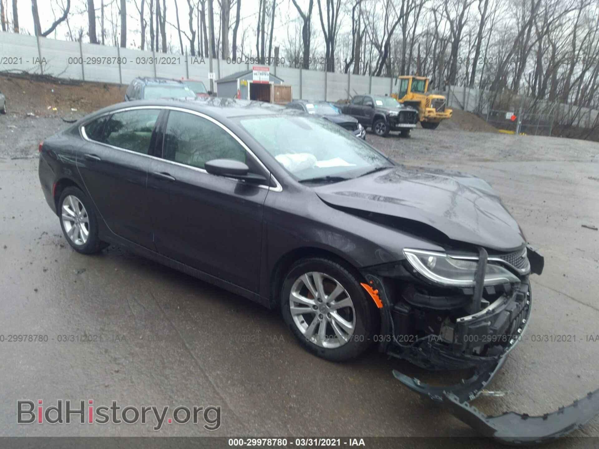 Фотография 1C3CCCAB9FN679479 - CHRYSLER 200 2015