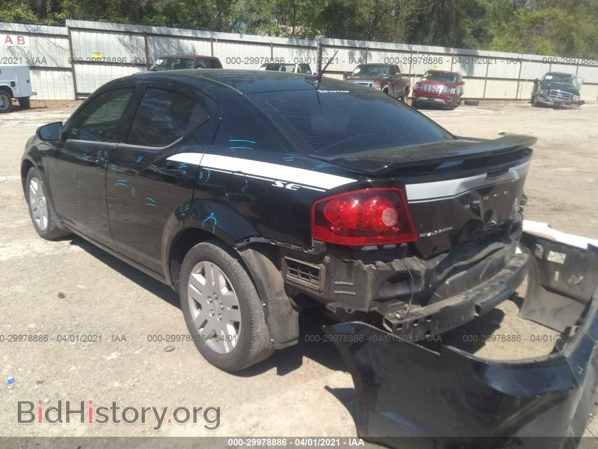 2013 DODGE AVENGER - VIN: 1C3CDZAB9DN558822 - Фото 3