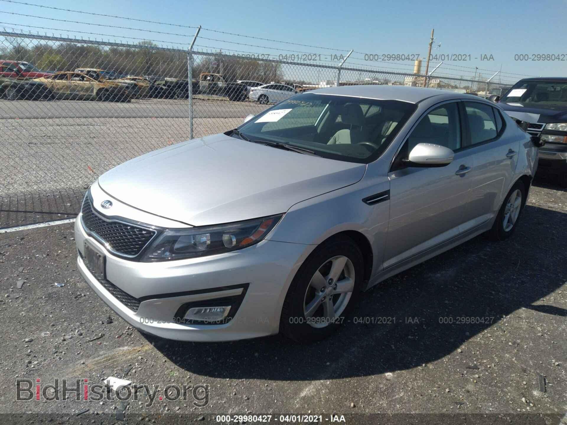 2014 KIA OPTIMA - VIN: 5XXGM4A75EG272653 - Фото 2