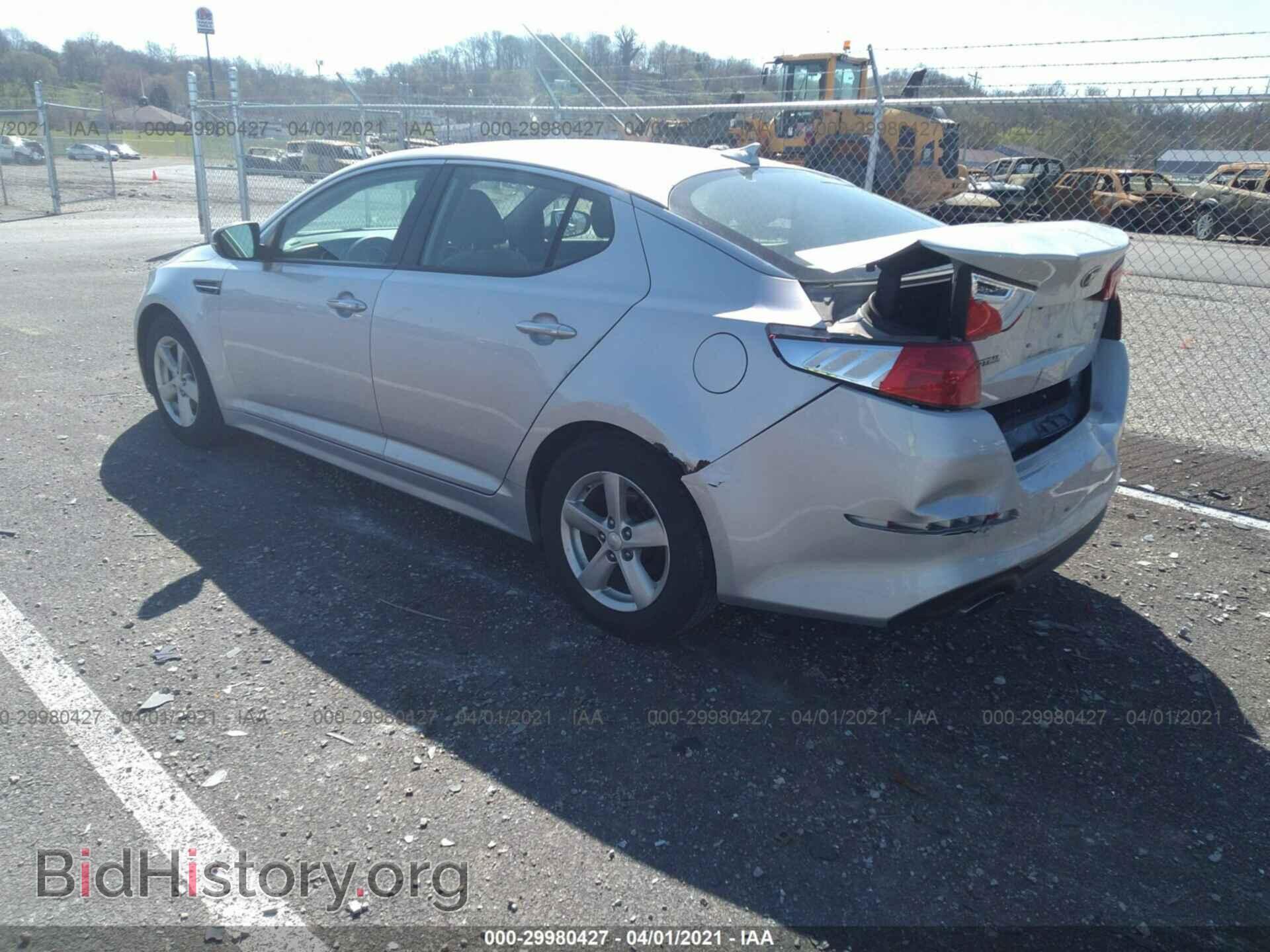 2014 KIA OPTIMA - VIN: 5XXGM4A75EG272653 - Фото 3
