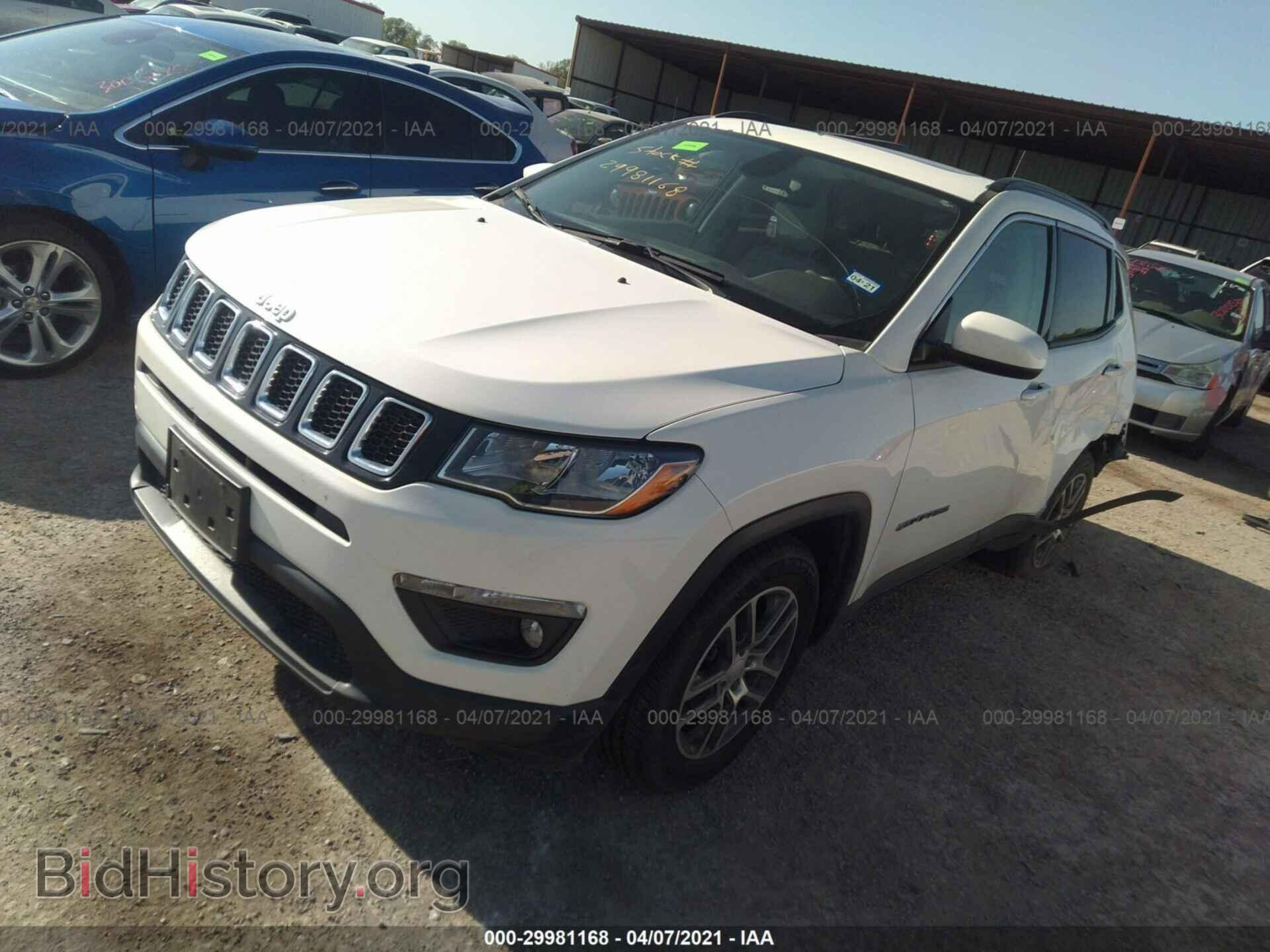 2019 JEEP COMPASS - VIN: 3C4NJCBB2KT730596 - Фото 2