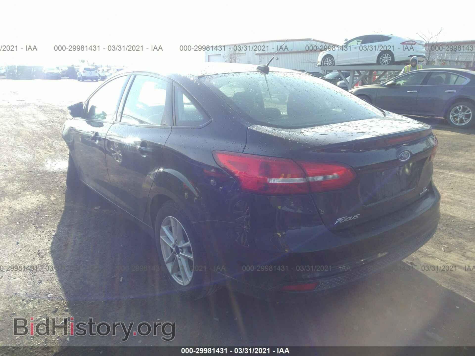 2015 FORD FOCUS - VIN: 1FADP3F2XFL260751 - Фото 3