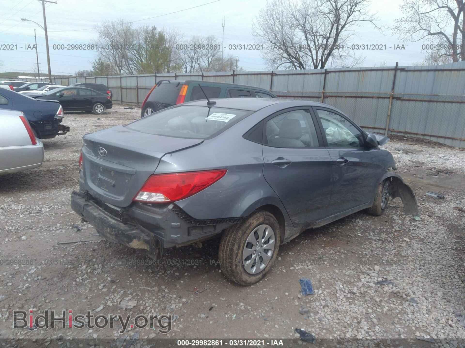 2017 HYUNDAI ACCENT - VIN: KMHCT4AE5HU354733 - Фото 4