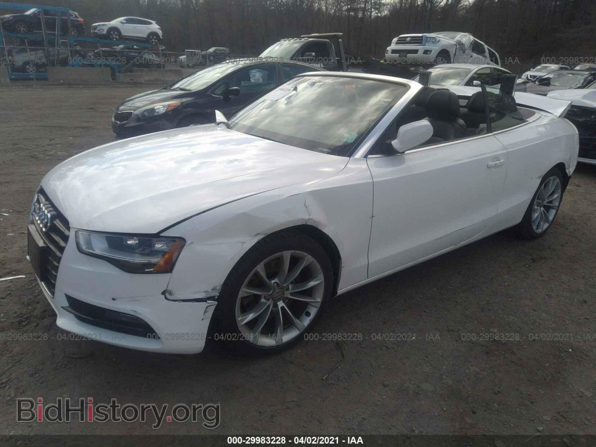 2013 AUDI A5 - VIN: WAUCFAFH9DN007730 - Photo 2
