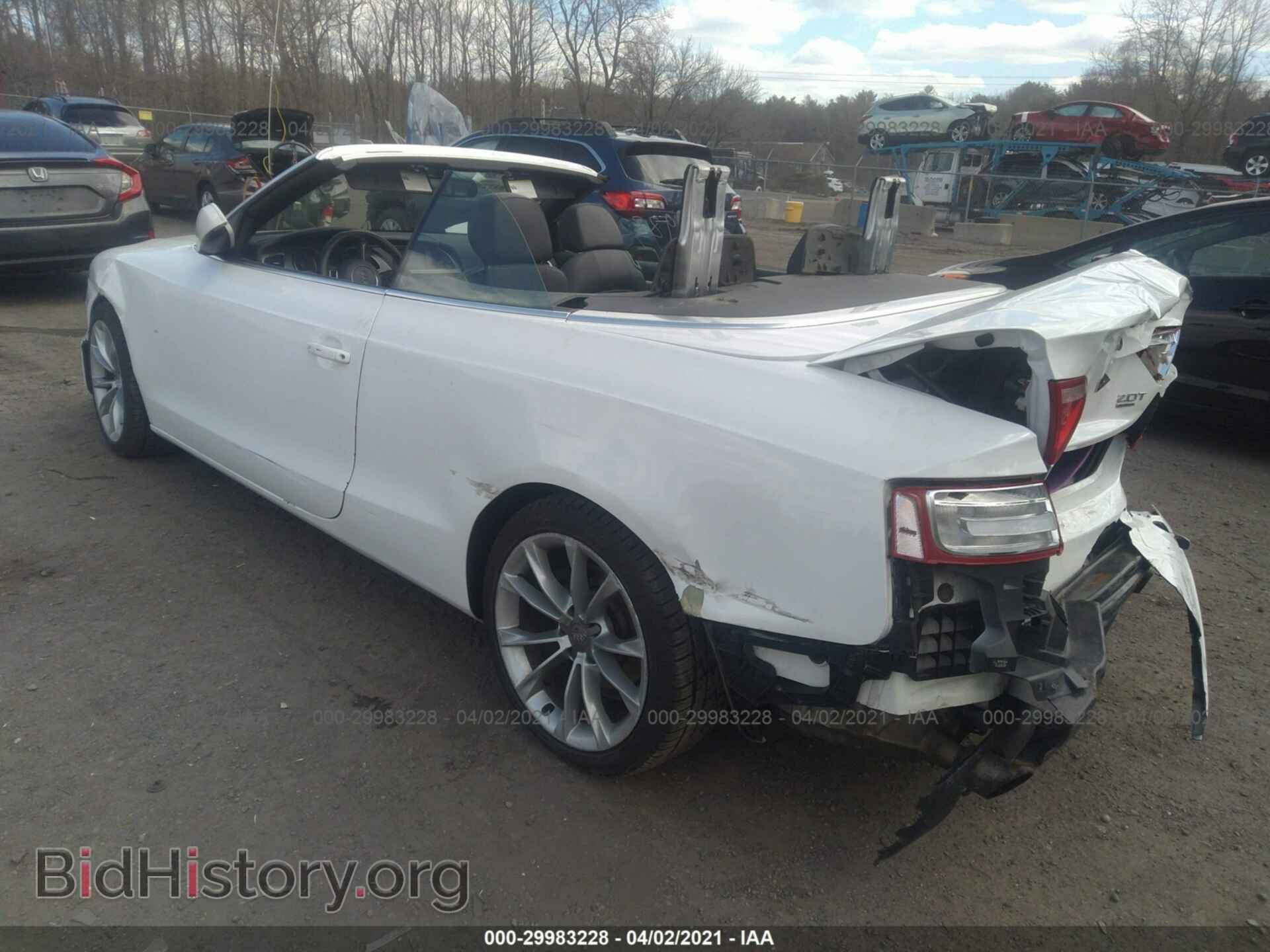 2013 AUDI A5 - VIN: WAUCFAFH9DN007730 - Photo 3