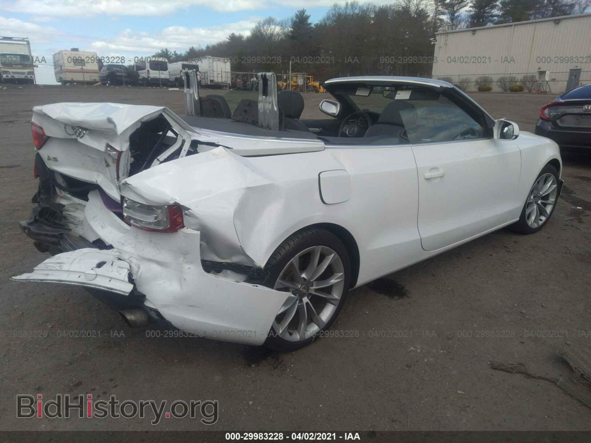 2013 AUDI A5 - VIN: WAUCFAFH9DN007730 - Photo 4