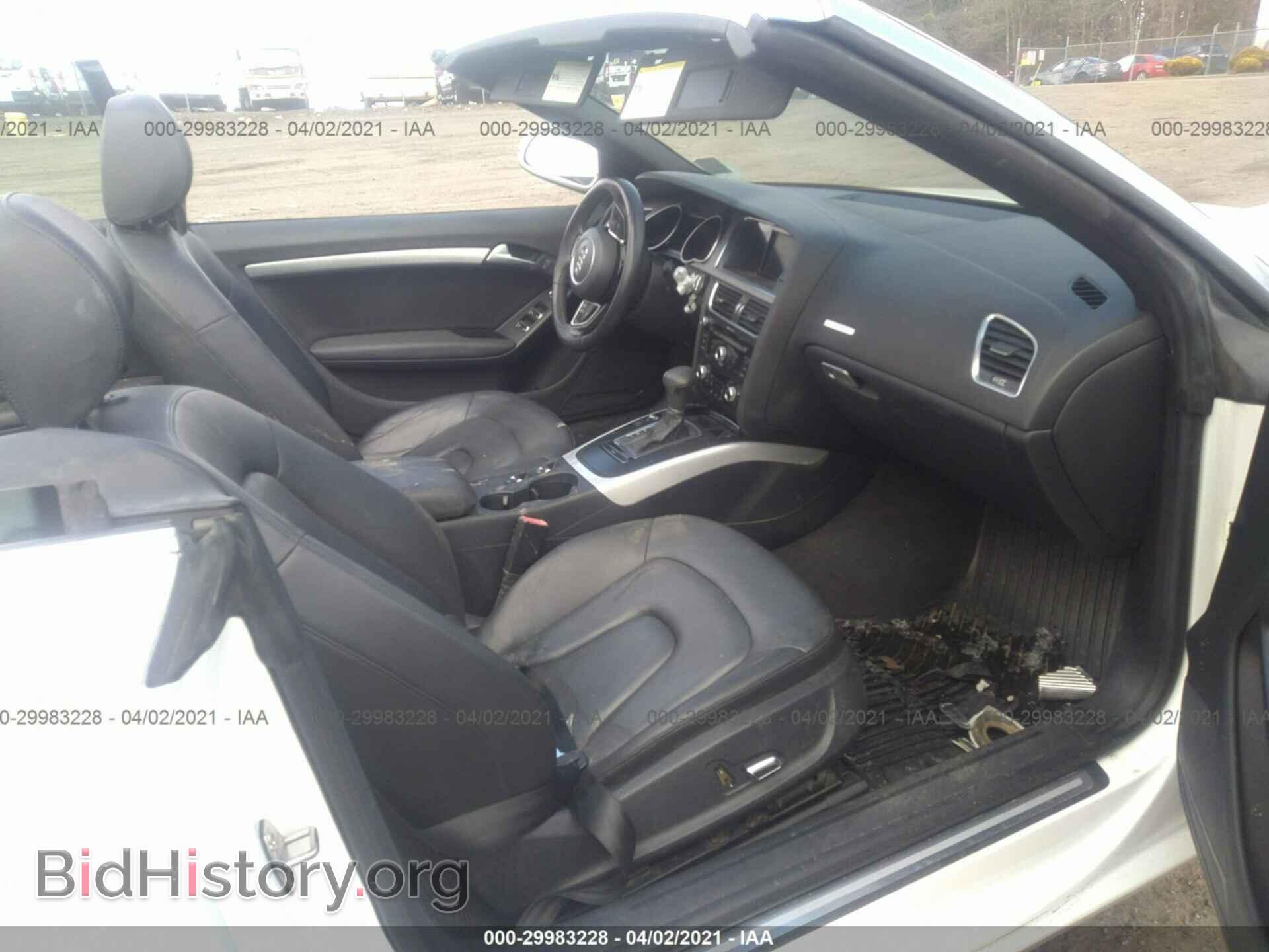 2013 AUDI A5 - VIN: WAUCFAFH9DN007730 - Photo 5