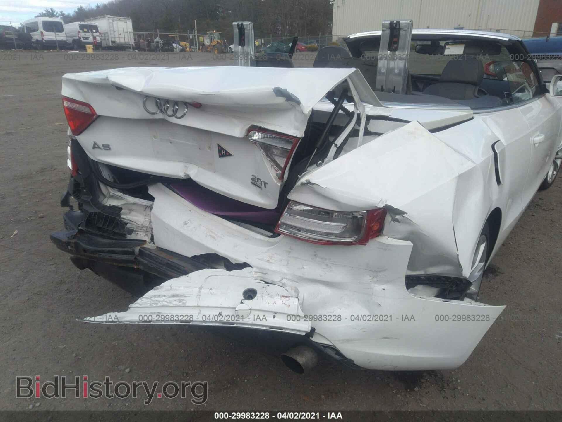 2013 AUDI A5 - VIN: WAUCFAFH9DN007730 - Photo 6