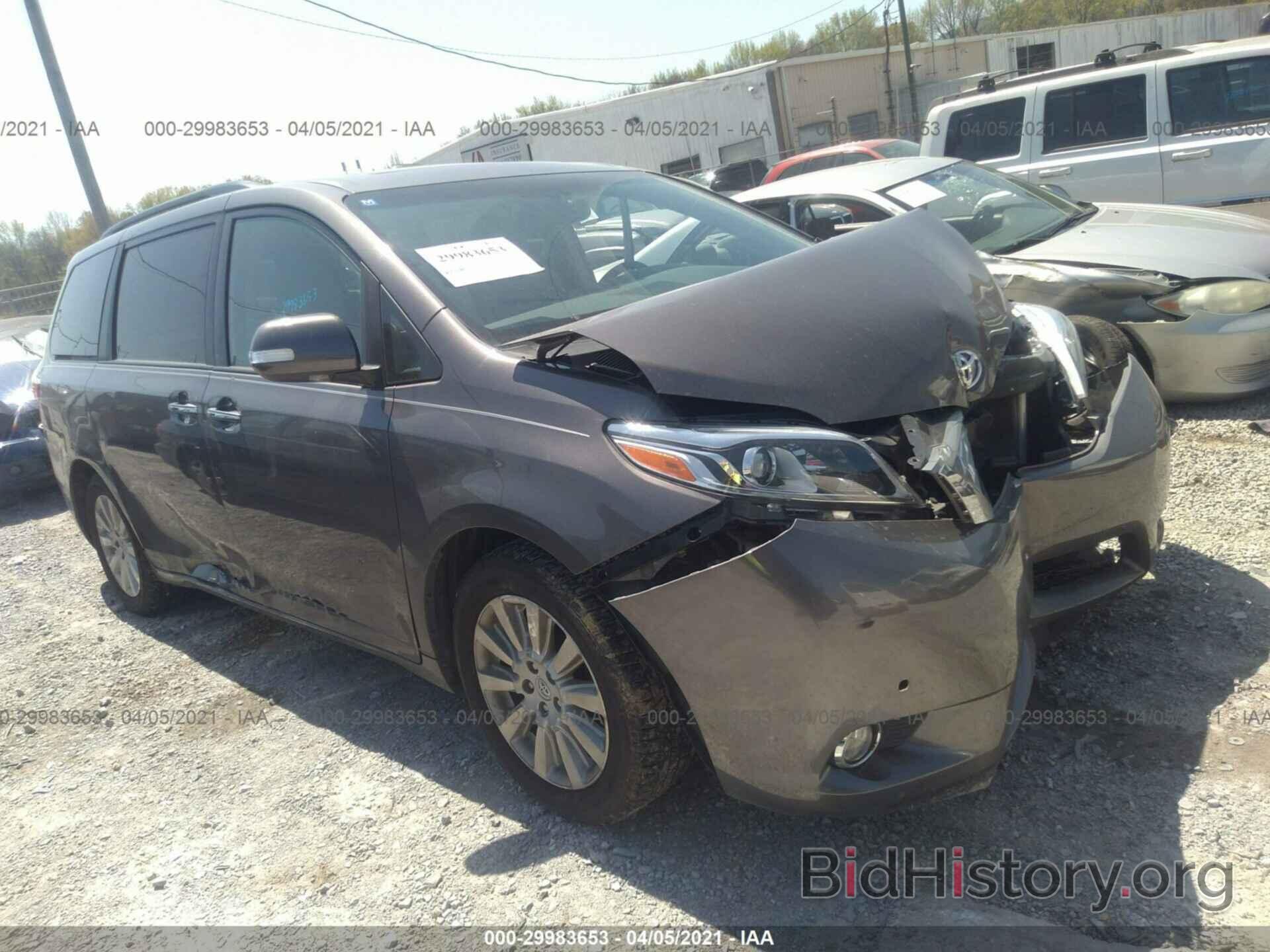 Photo 5TDYK3DC2GS742815 - TOYOTA SIENNA 2016