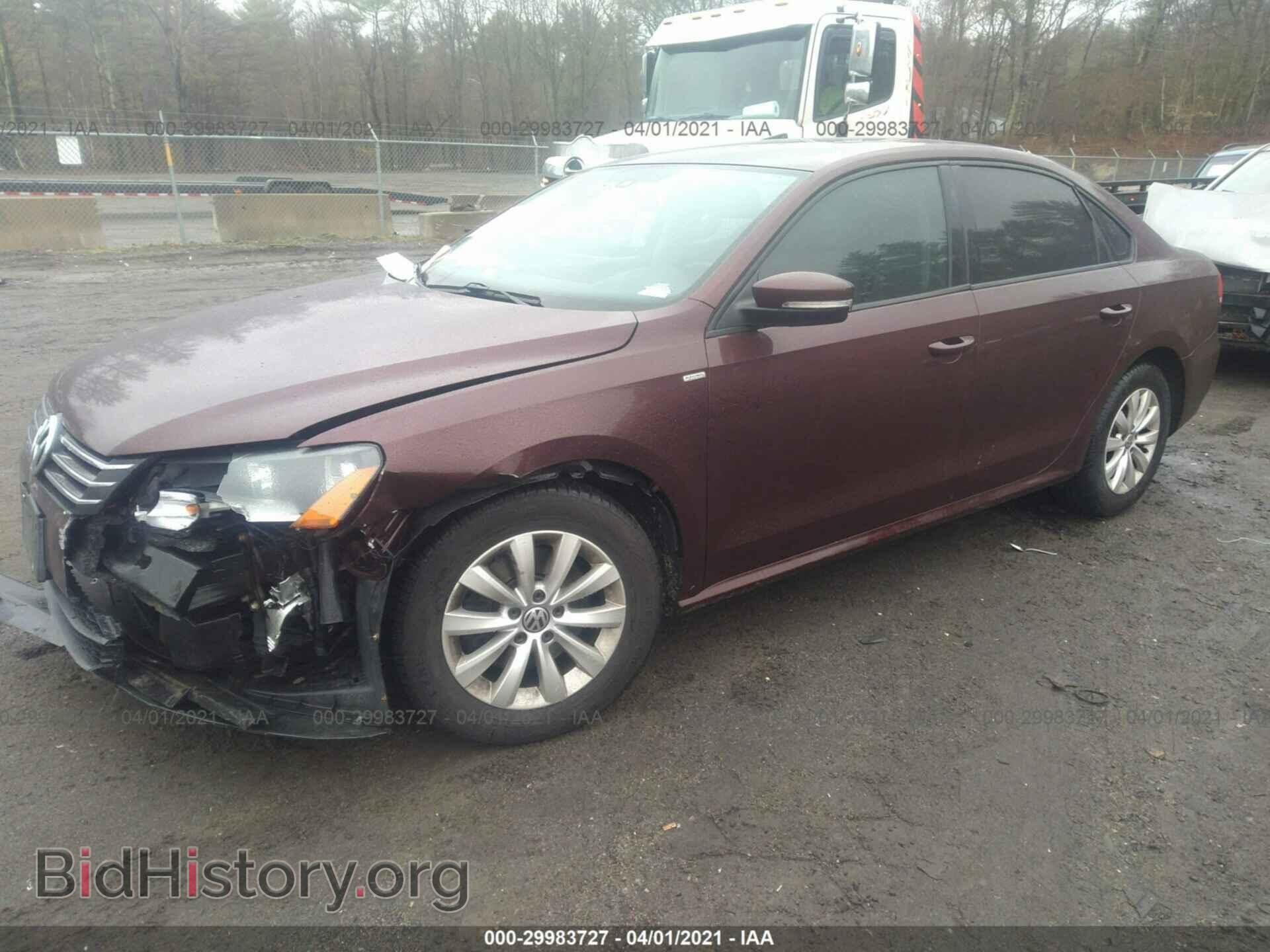 2014 VOLKSWAGEN PASSAT - VIN: 1VWAT7A34EC031266 - Фото 2