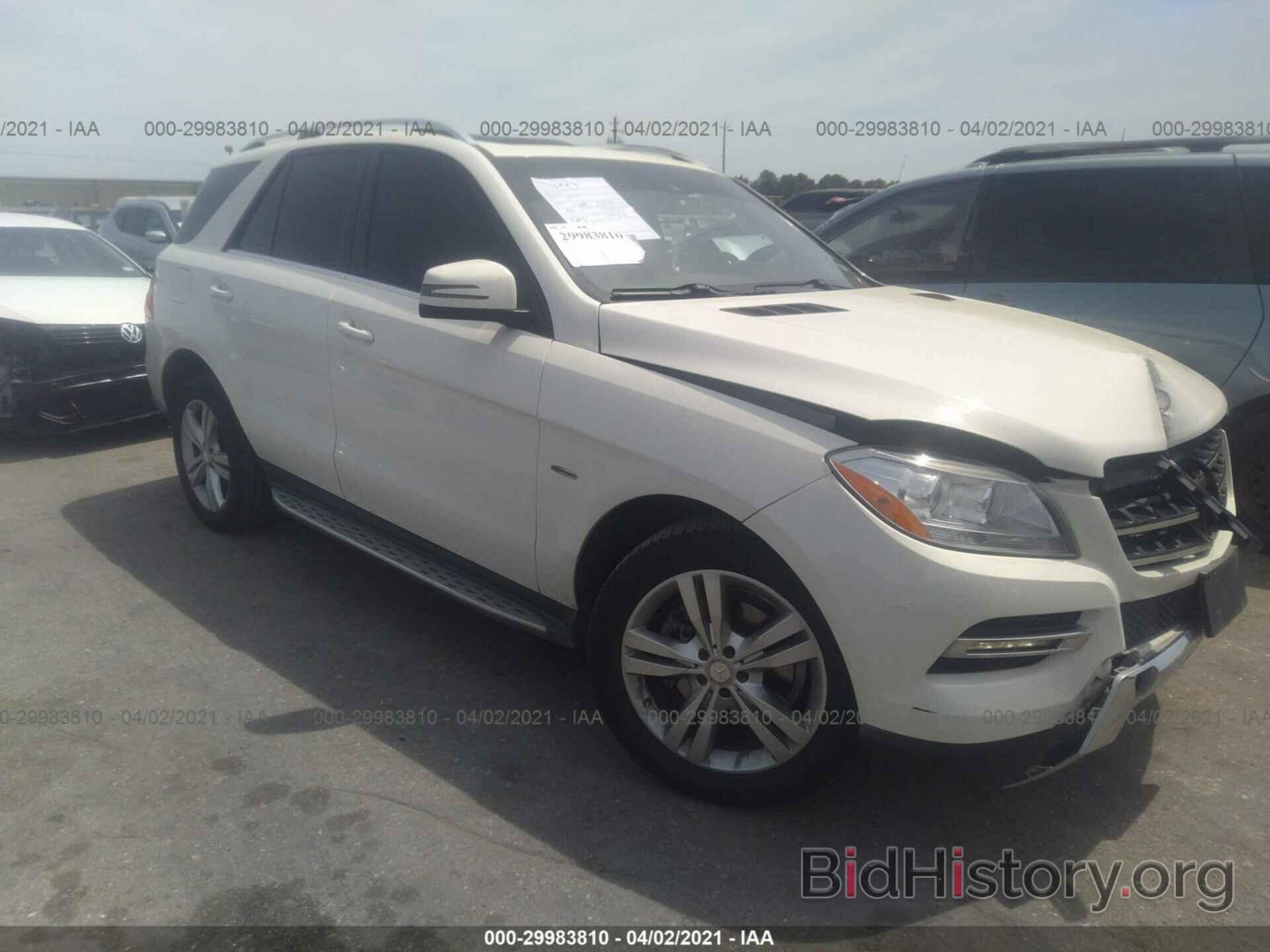 Photo 4JGDA5HB9CA069278 - MERCEDES-BENZ M-CLASS 2012