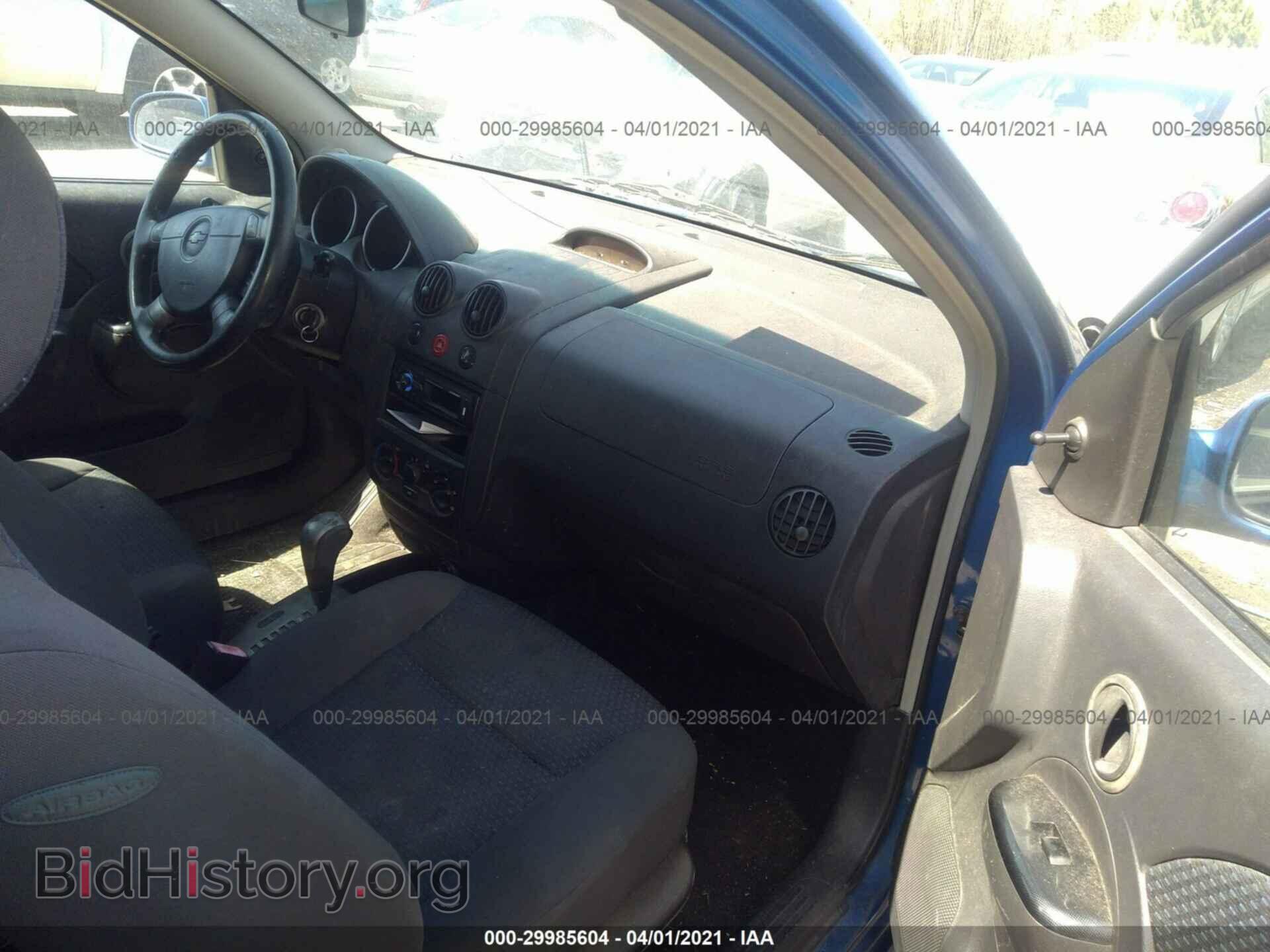2008 CHEVROLET AVEO - VIN: KL1TD66648B161202 - Фото 5