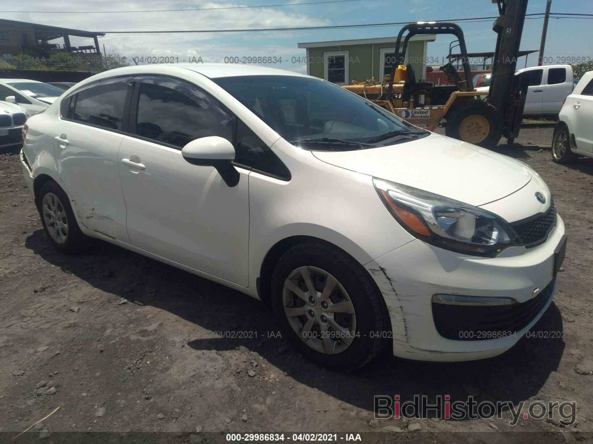 Photo KNADM4A36G6654673 - KIA RIO 2016