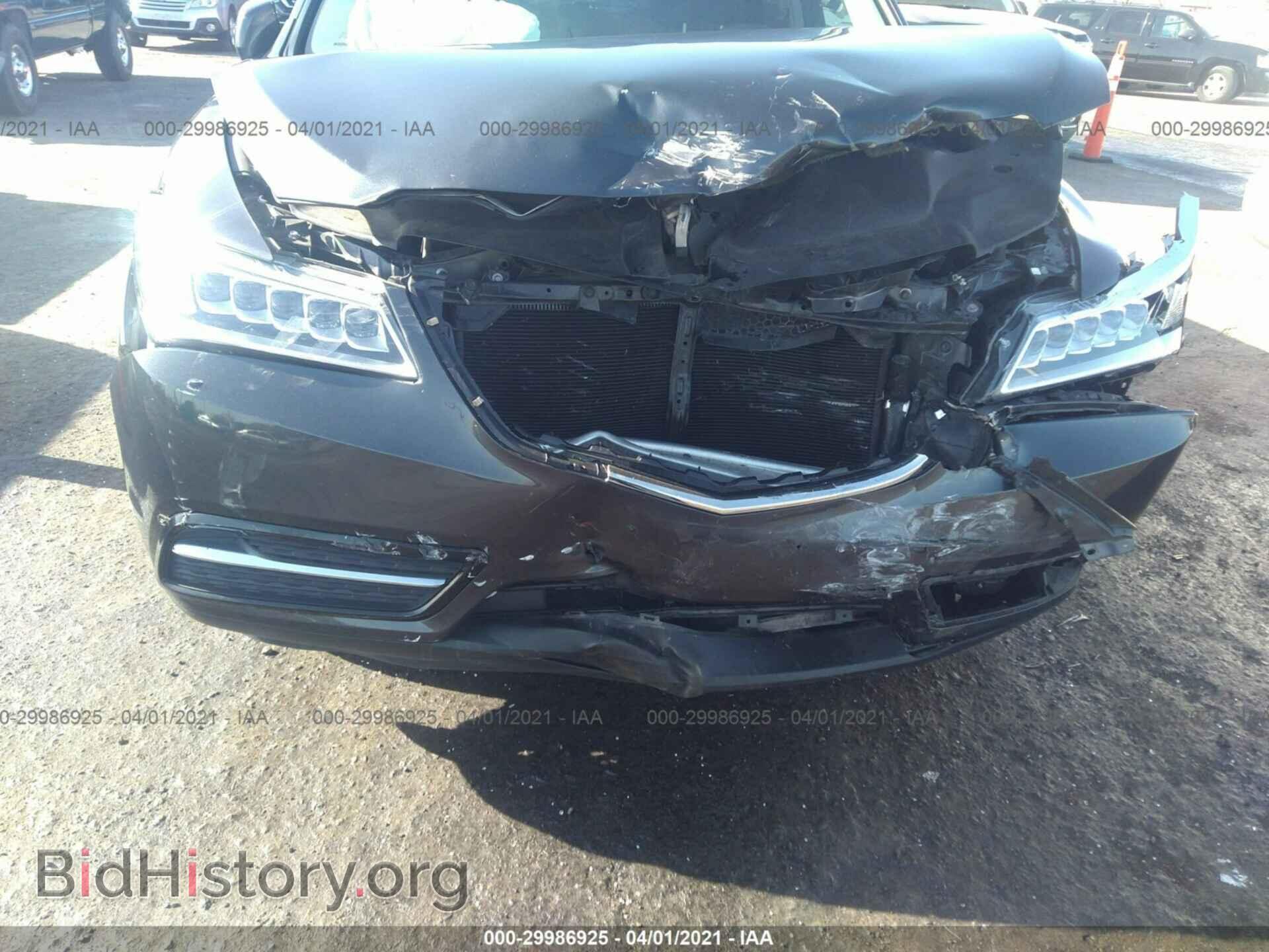 2016 ACURA MDX - VIN: 5FRYD4H47GB048594 - Фото 6