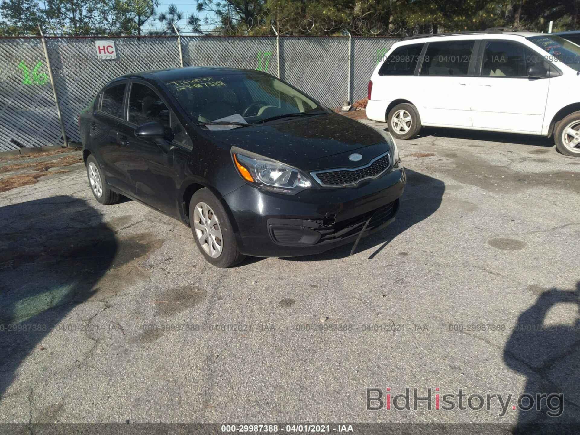 Photo KNADN4A30D6296883 - KIA RIO 2013