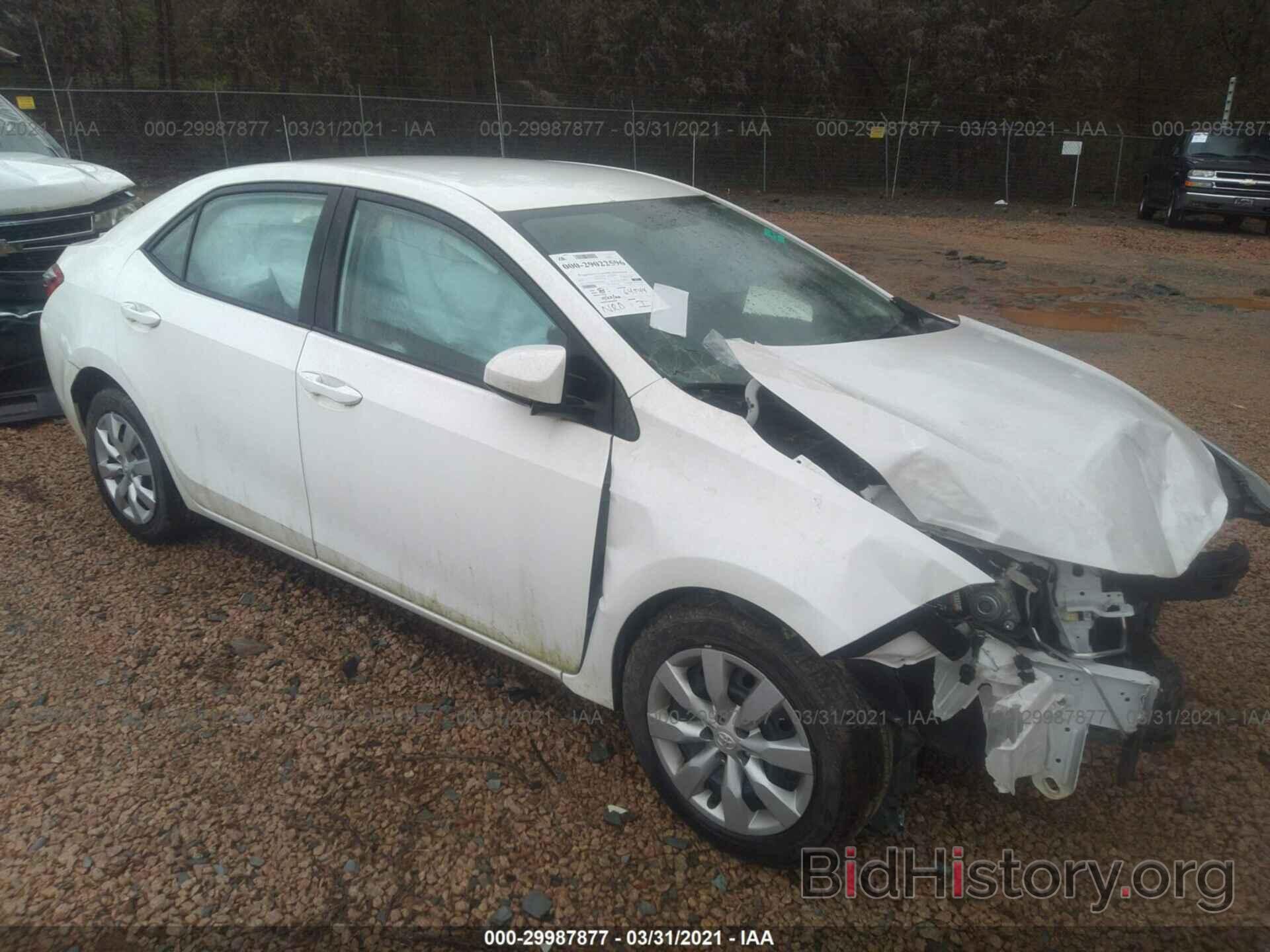 Photo 2T1BURHE4GC565367 - TOYOTA COROLLA 2016