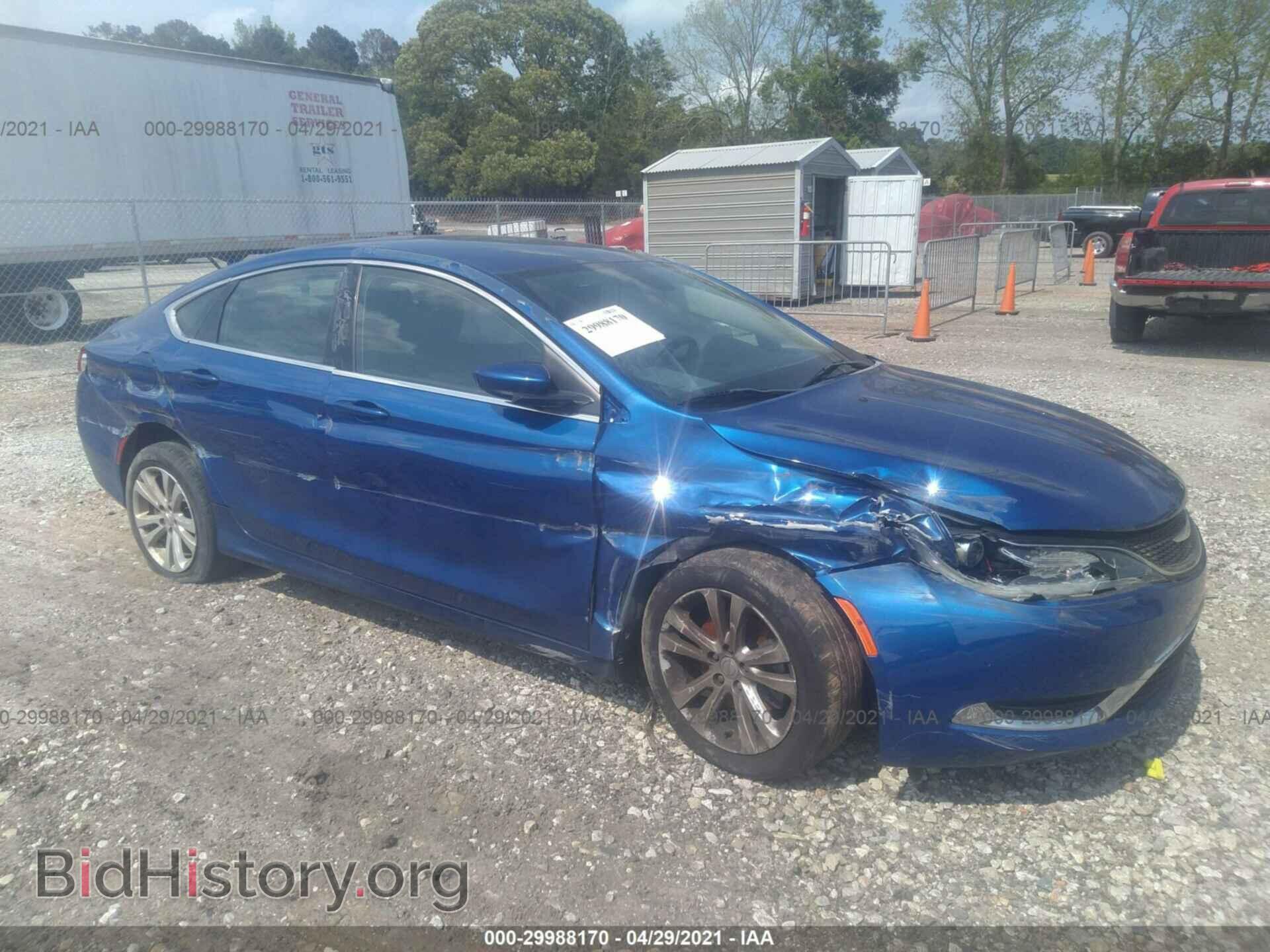 Фотография 1C3CCCAB8GN112343 - CHRYSLER 200 2016