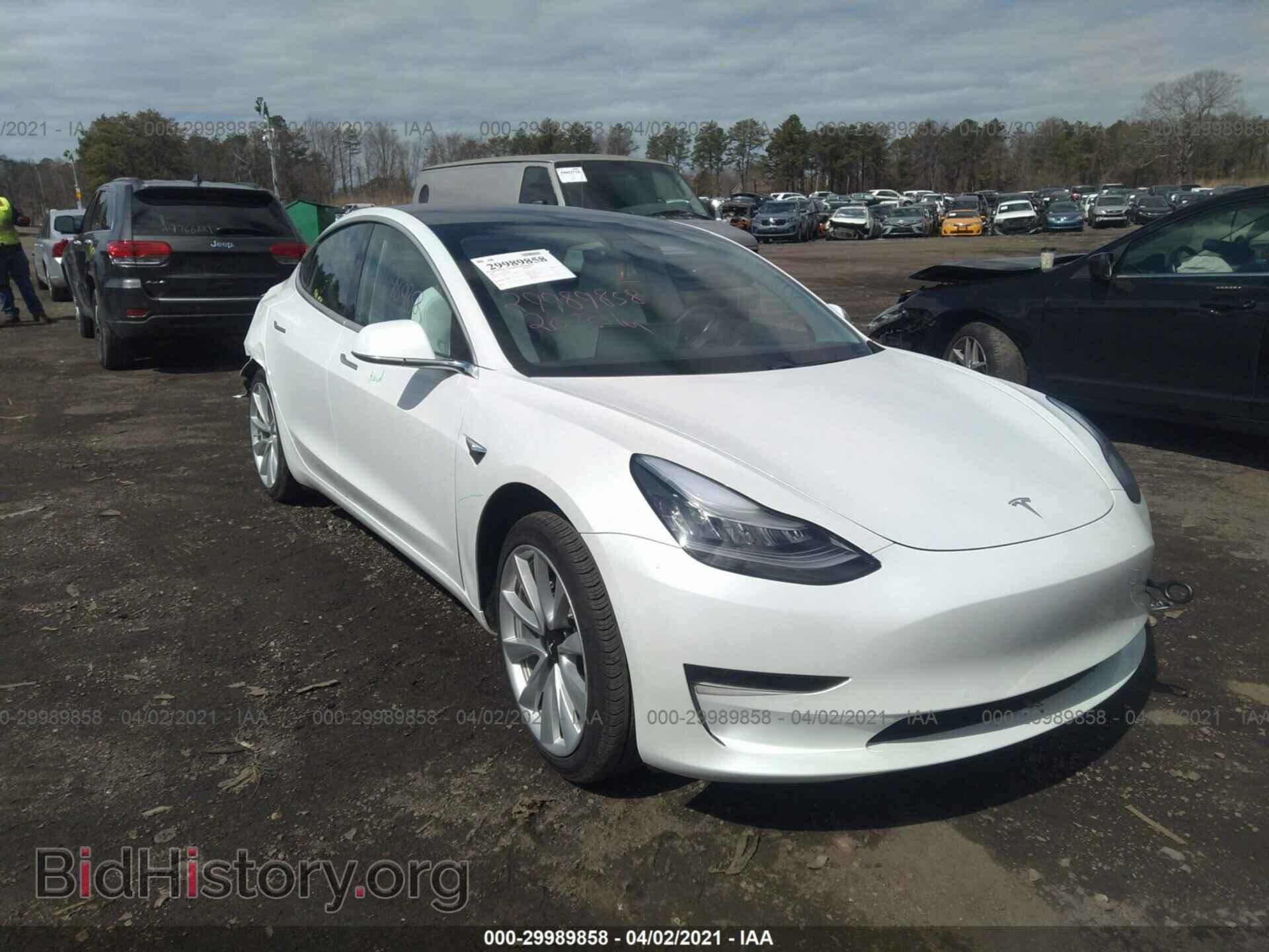 Photo 5YJ3E1EA0LF793473 - TESLA MODEL 3 2020