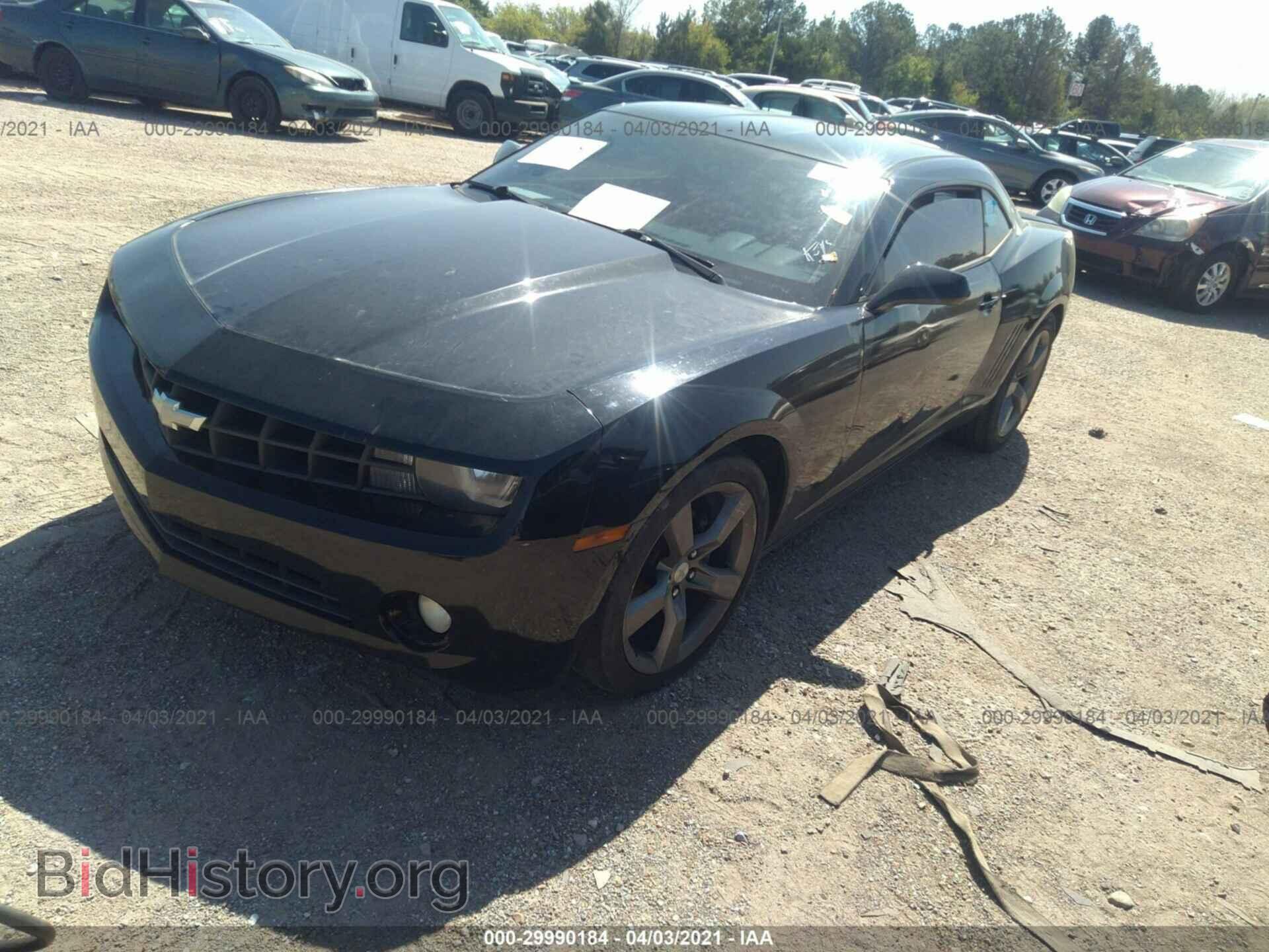 2012 CHEVROLET CAMARO - VIN: 2G1FB1E37C9167407 - Фото 2