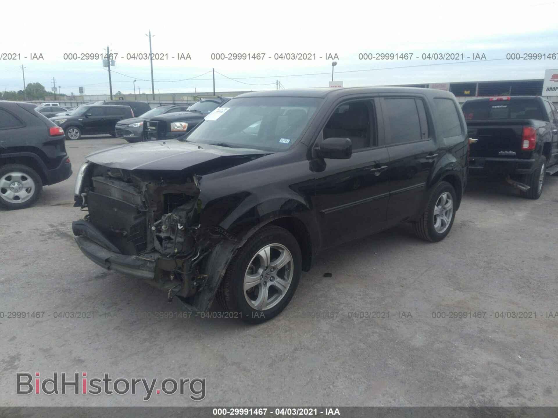2012 HONDA PILOT - VIN: 5FNYF3H52CB013678 - Фото 2