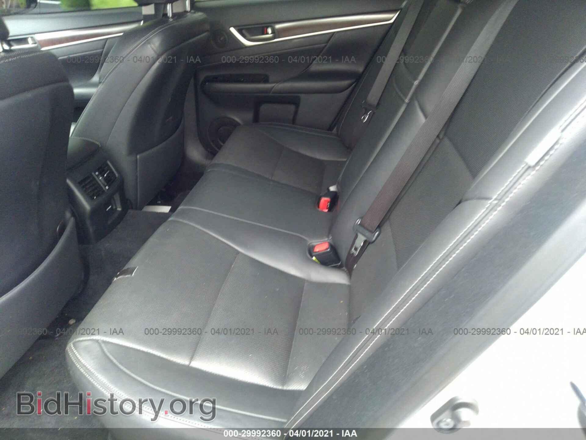 2013 LEXUS GS 350 - VIN: JTHCE1BL2D5016879 - Фото 8