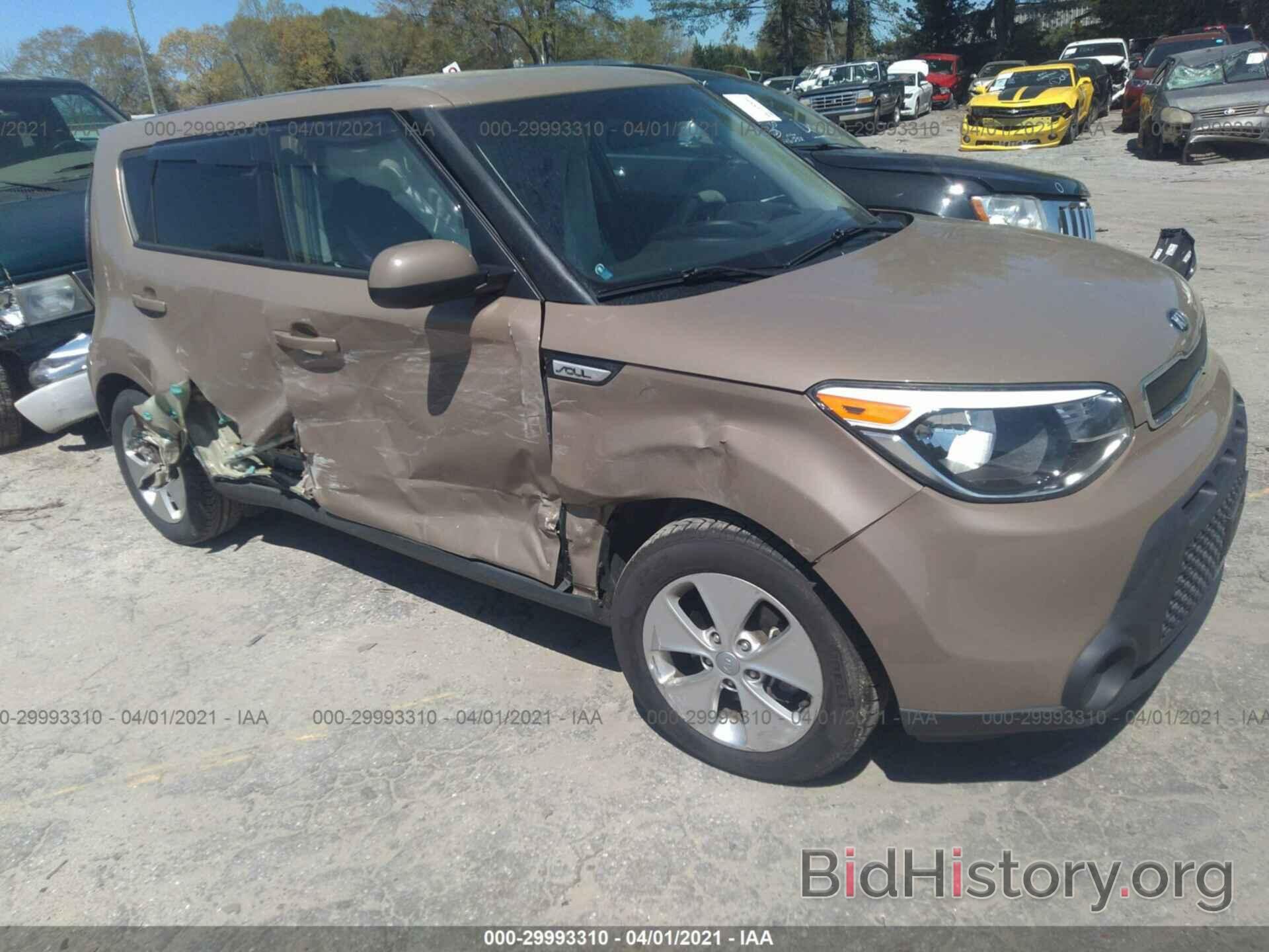 Photo KNDJN2A21G7262192 - KIA SOUL 2016