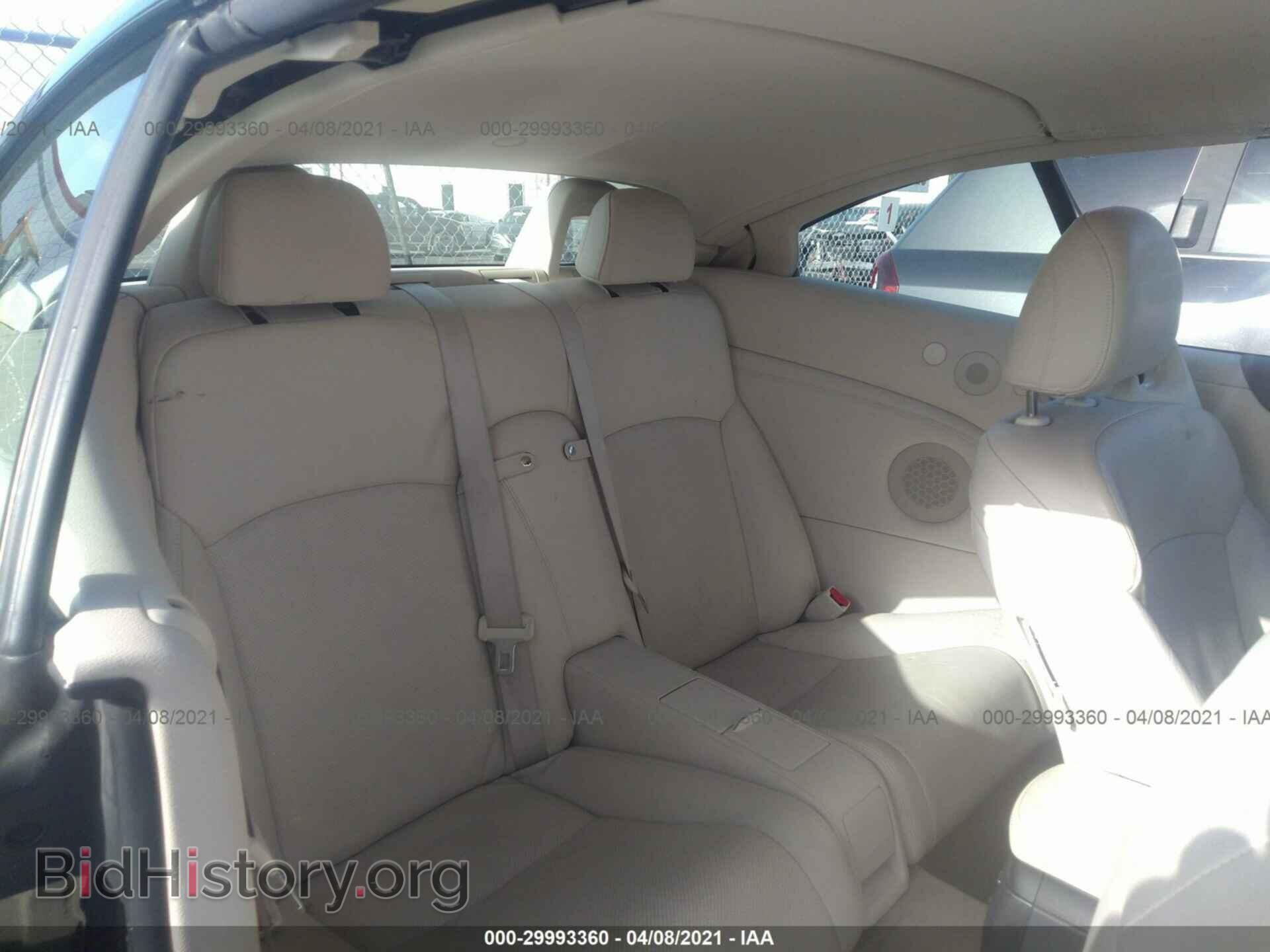 2010 LEXUS IS 350C - VIN: JTHFE2C24A2500901 - Фото 8