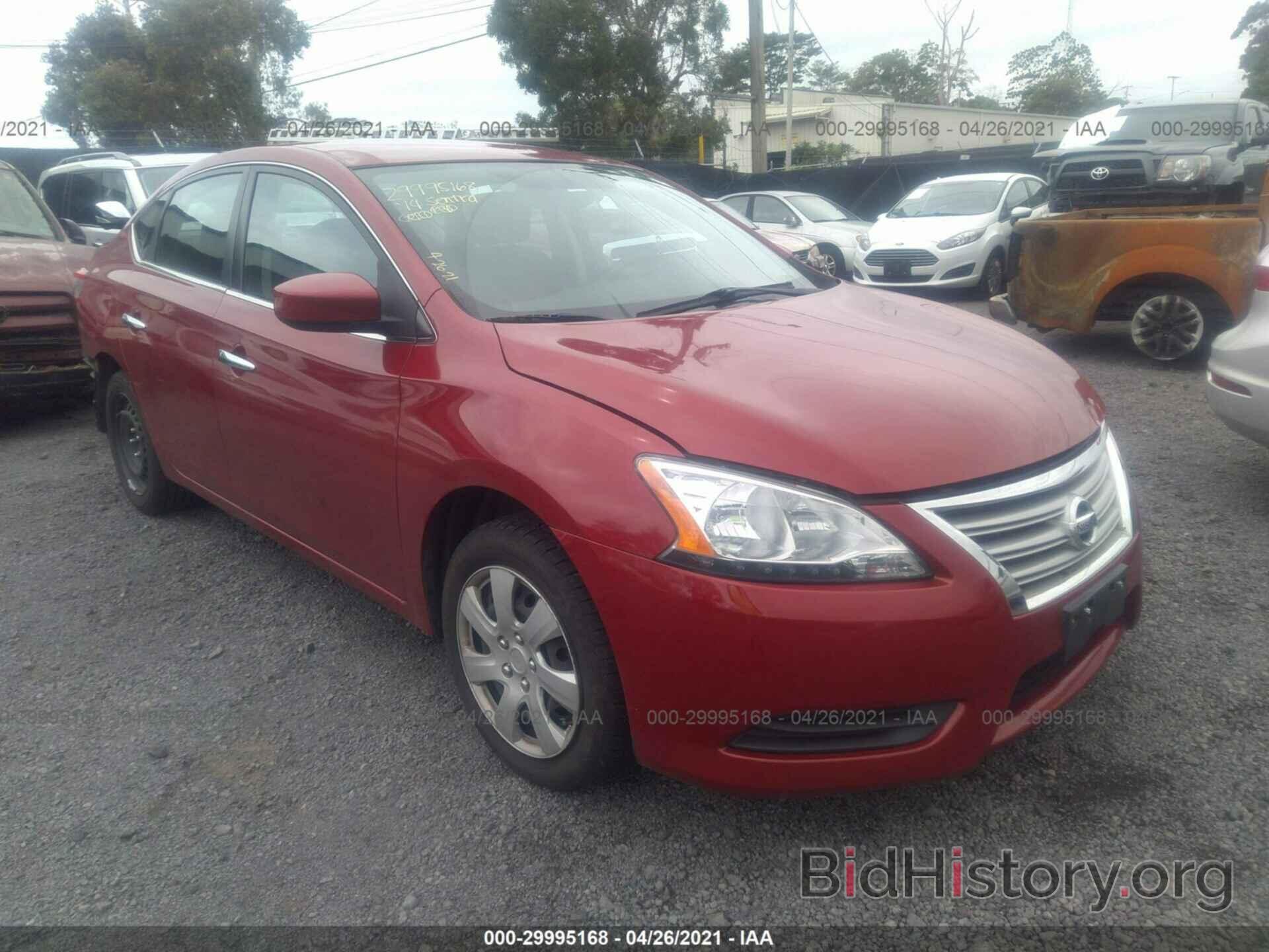 Photo 3N1AB7AP2EL690561 - NISSAN SENTRA 2014