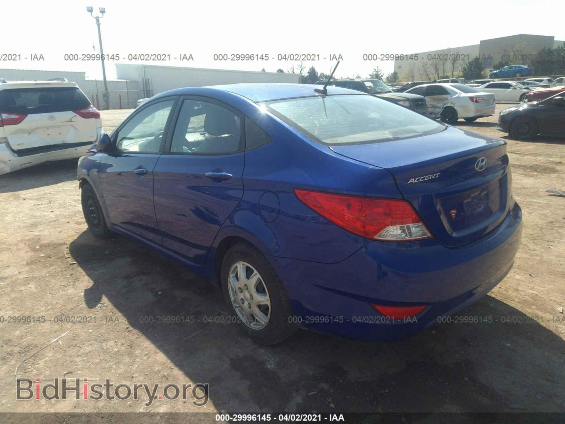 2014 HYUNDAI ACCENT - VIN: KMHCT4AE1EU688463 - Фото 3
