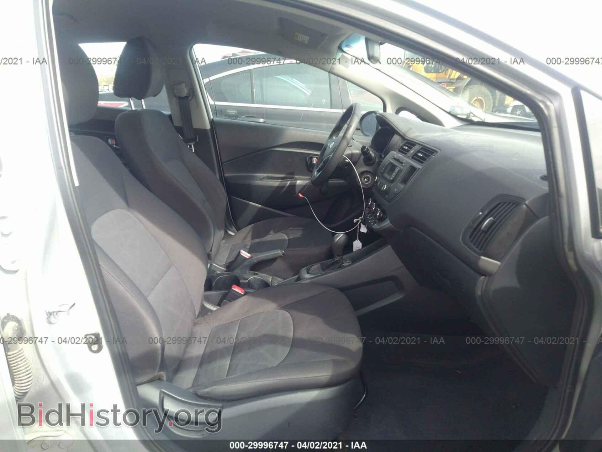 2013 KIA RIO - VIN: KNADM4A30D6205193 - Фото 5