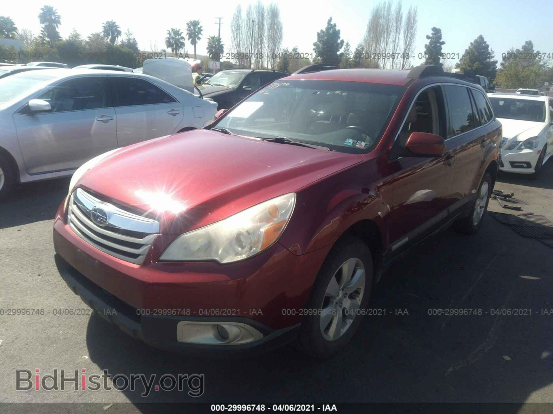 2011 SUBARU OUTBACK - VIN: 4S4BRBCC2B1351338 - Фото 2