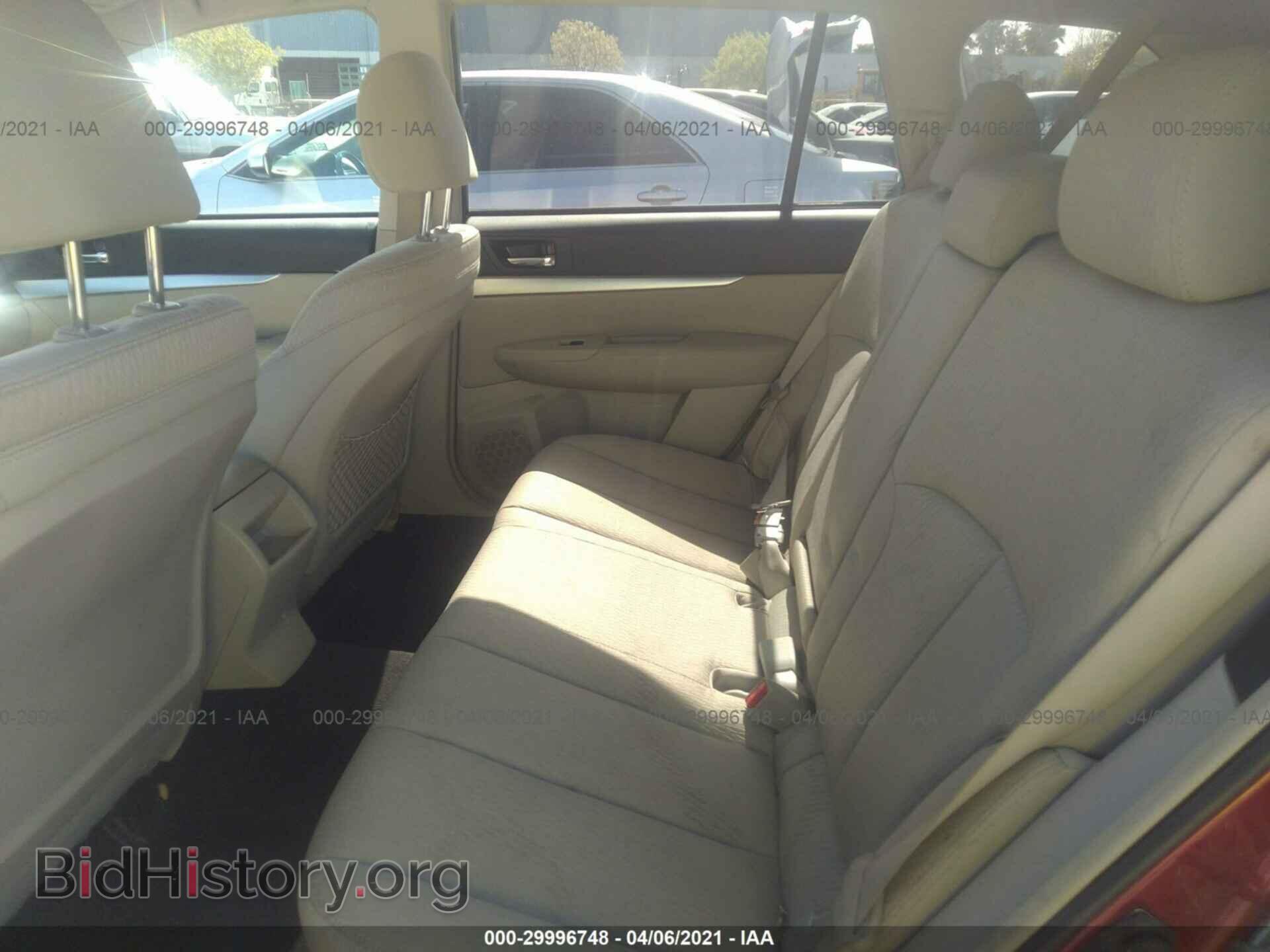 2011 SUBARU OUTBACK - VIN: 4S4BRBCC2B1351338 - Фото 8