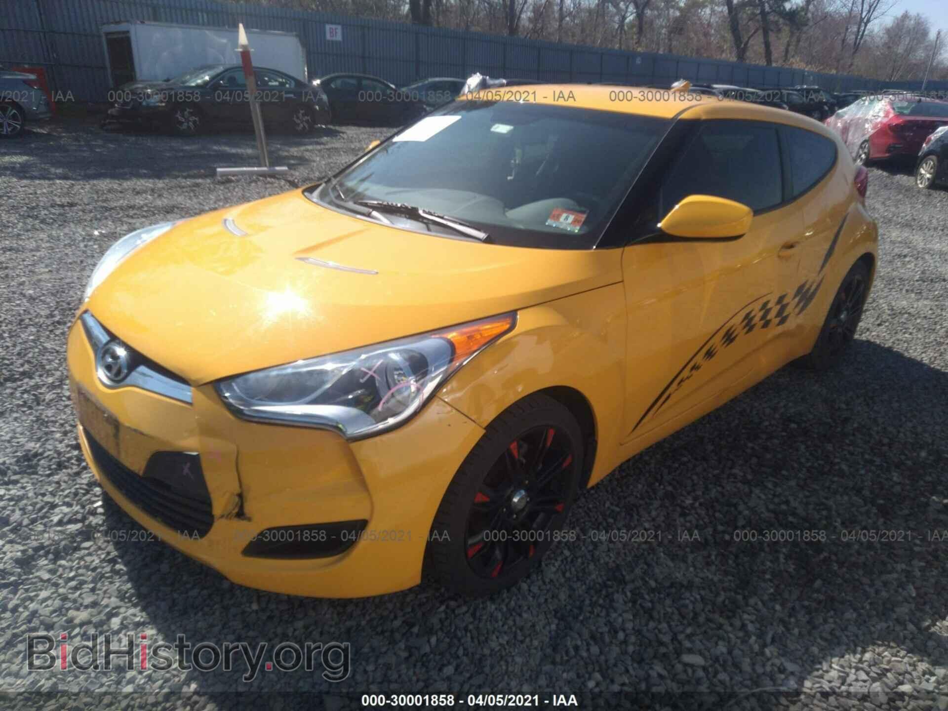 2012 HYUNDAI VELOSTER - VIN: KMHTC6AD6CU072967 - Фото 2
