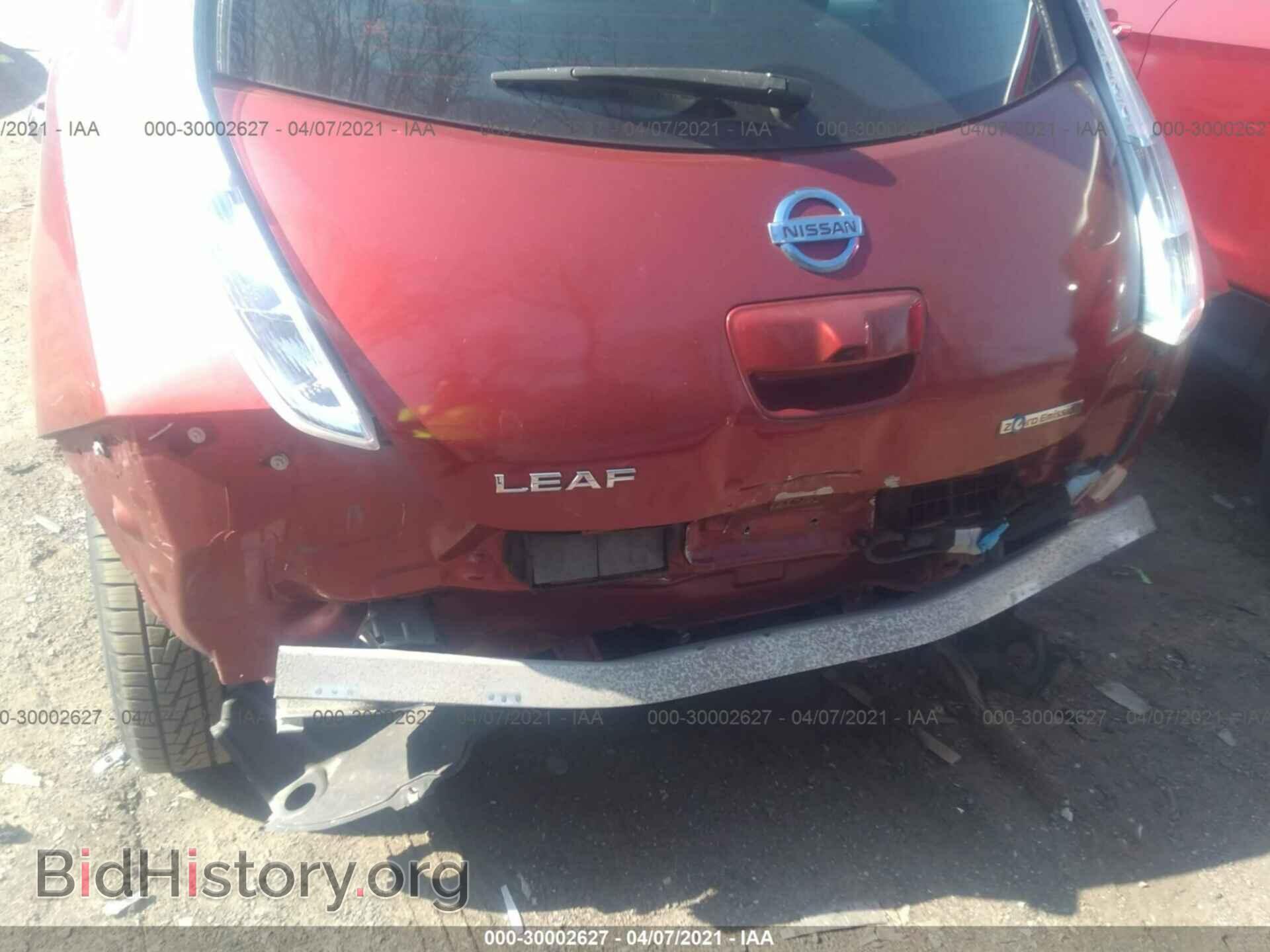 2013 NISSAN LEAF - VIN: 1N4AZ0CP8DC423535 - Фото 6
