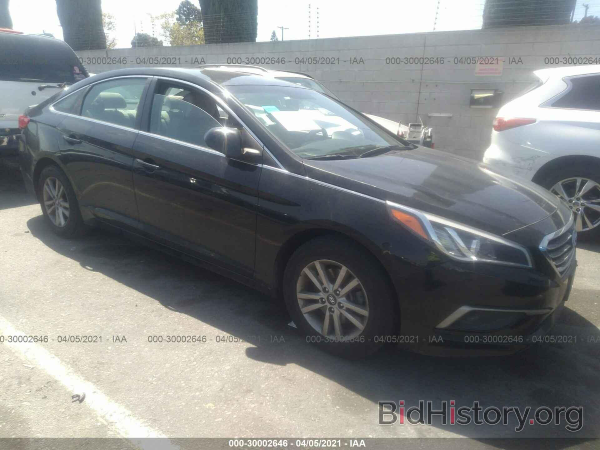 Photo 5NPE24AF2GH375752 - HYUNDAI SONATA 2016