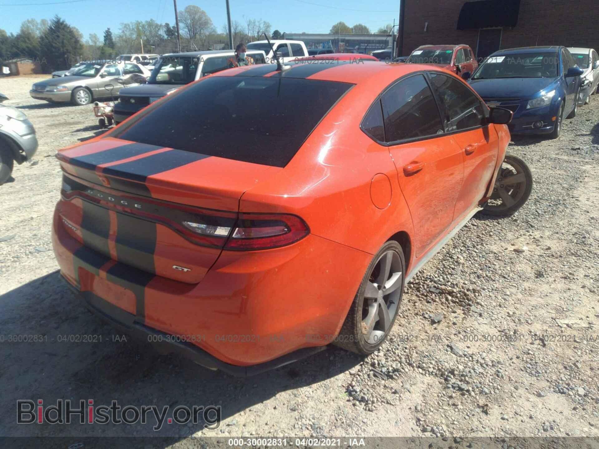 2015 DODGE DART - VIN: 1C3CDFEBXFD362521 - Фото 4