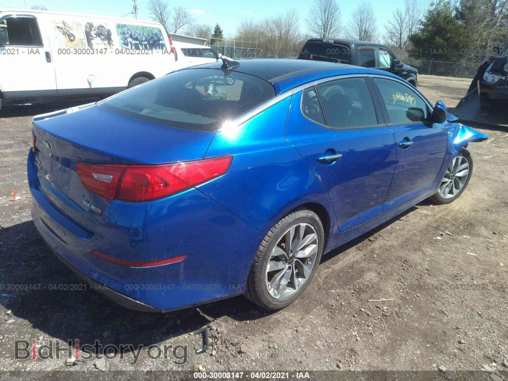 2014 KIA OPTIMA - VIN: 5XXGR4A60EG295122 - Фото 4